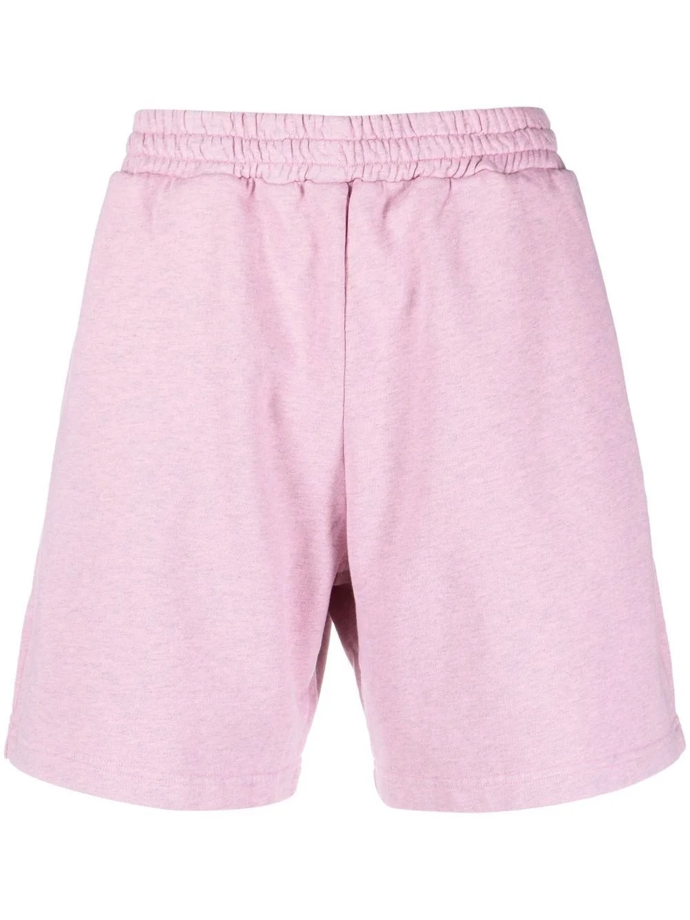 logo-embroidered cotton shorts - 1