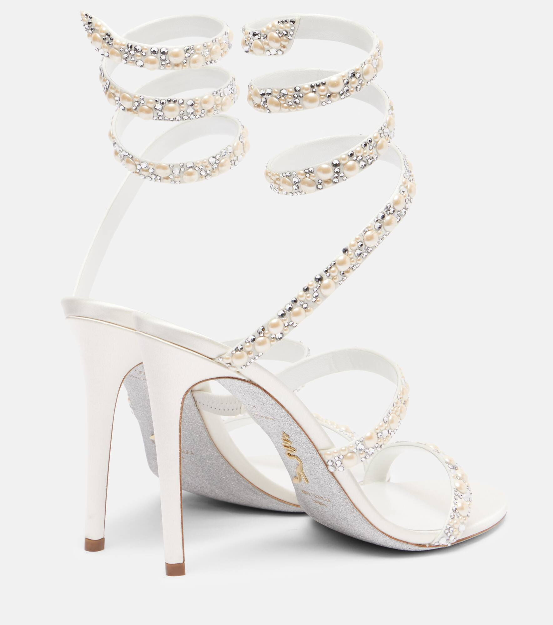 Cleo 105 embellished satin sandals - 2