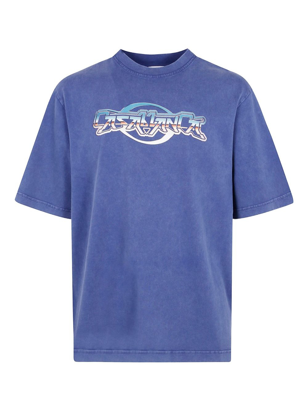 logo-print organic cotton T-shirt - 1
