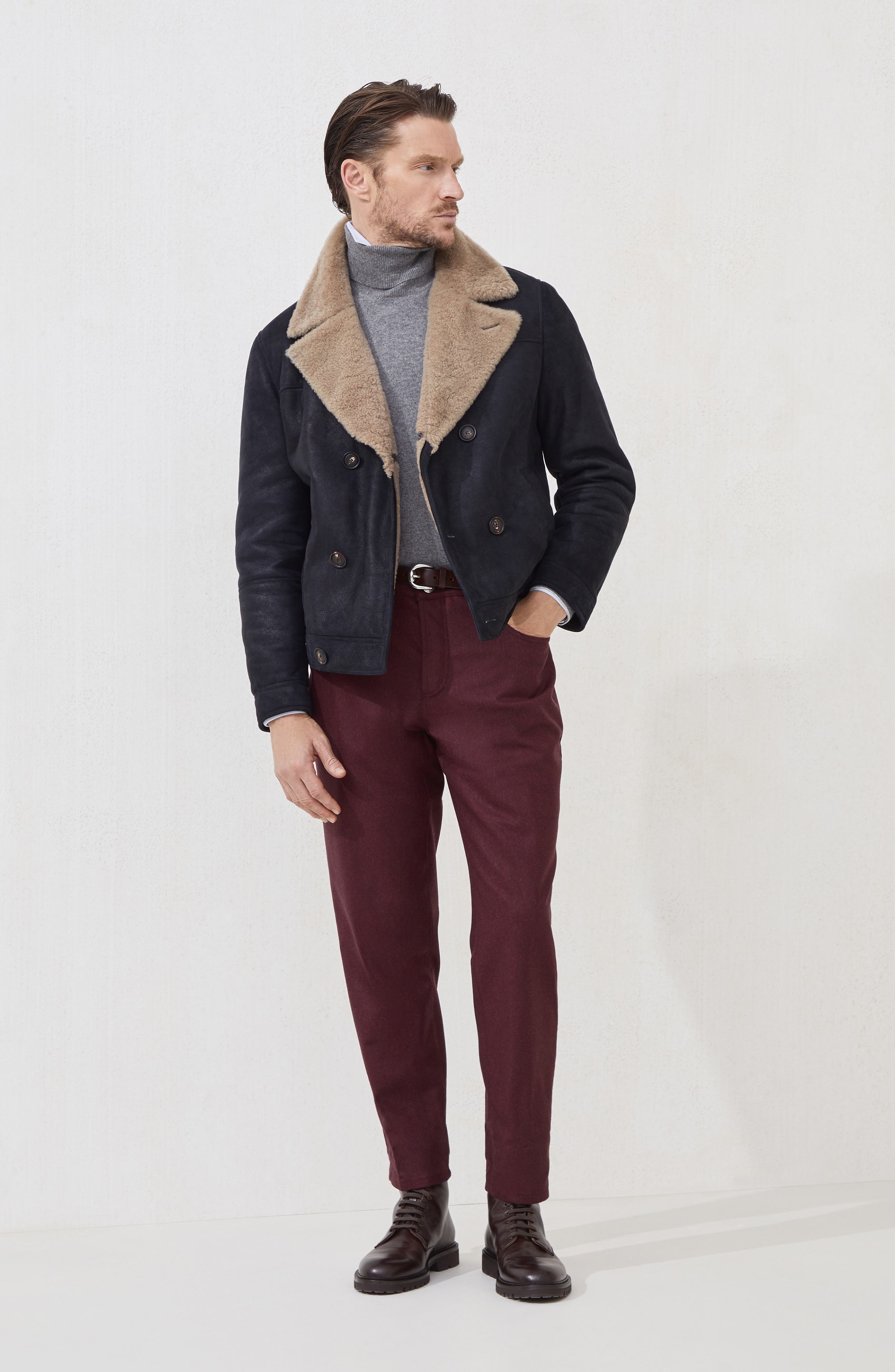 Brunello Cucinelli Turtleneck sweater in Slate at Nordstrom - 6