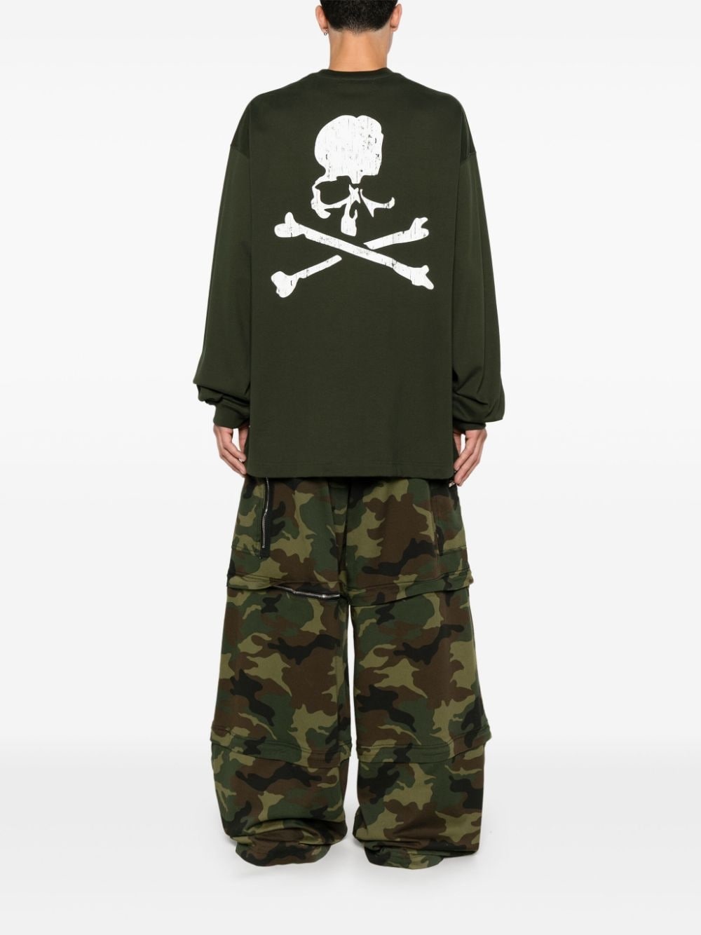 logo-print long-sleeve T-shirt - 4