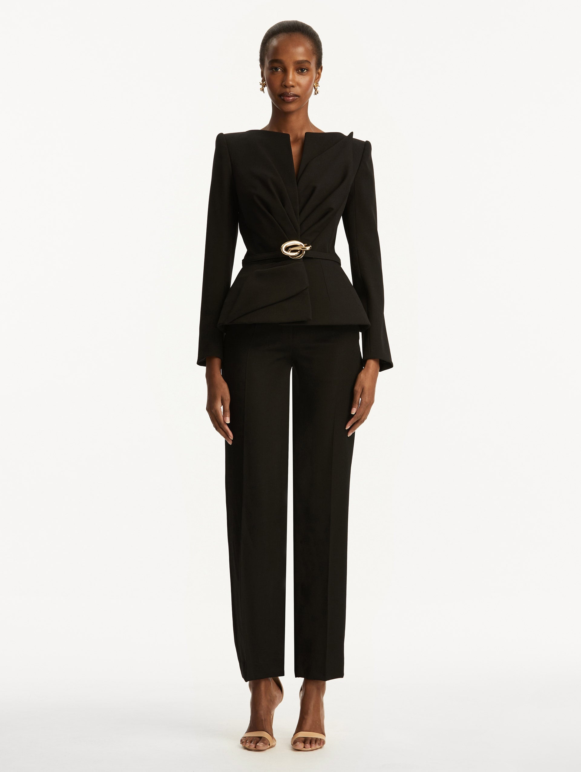 KNOTTED BELT JACKET - 3