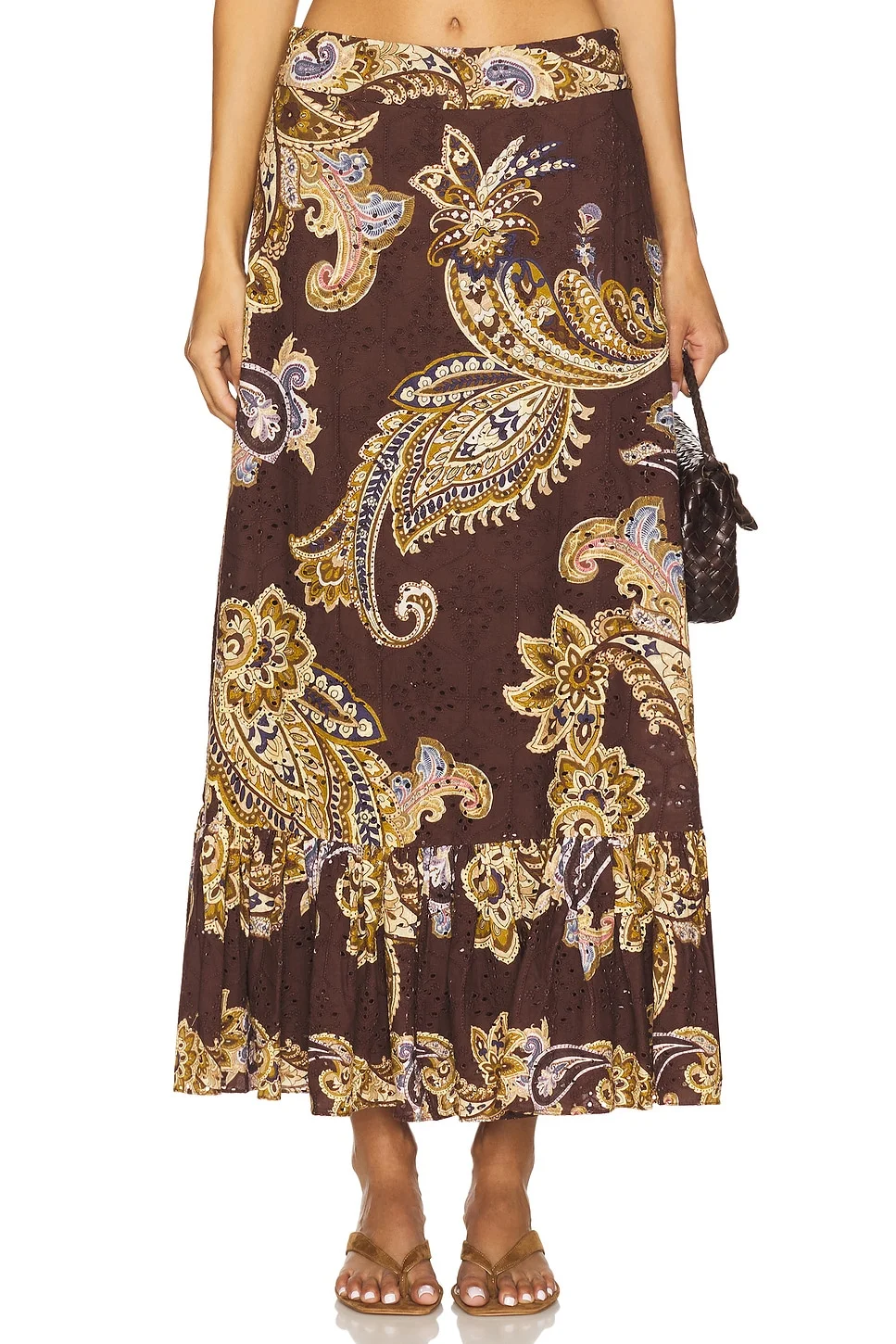 A Line Ankle Length Skirt - 1