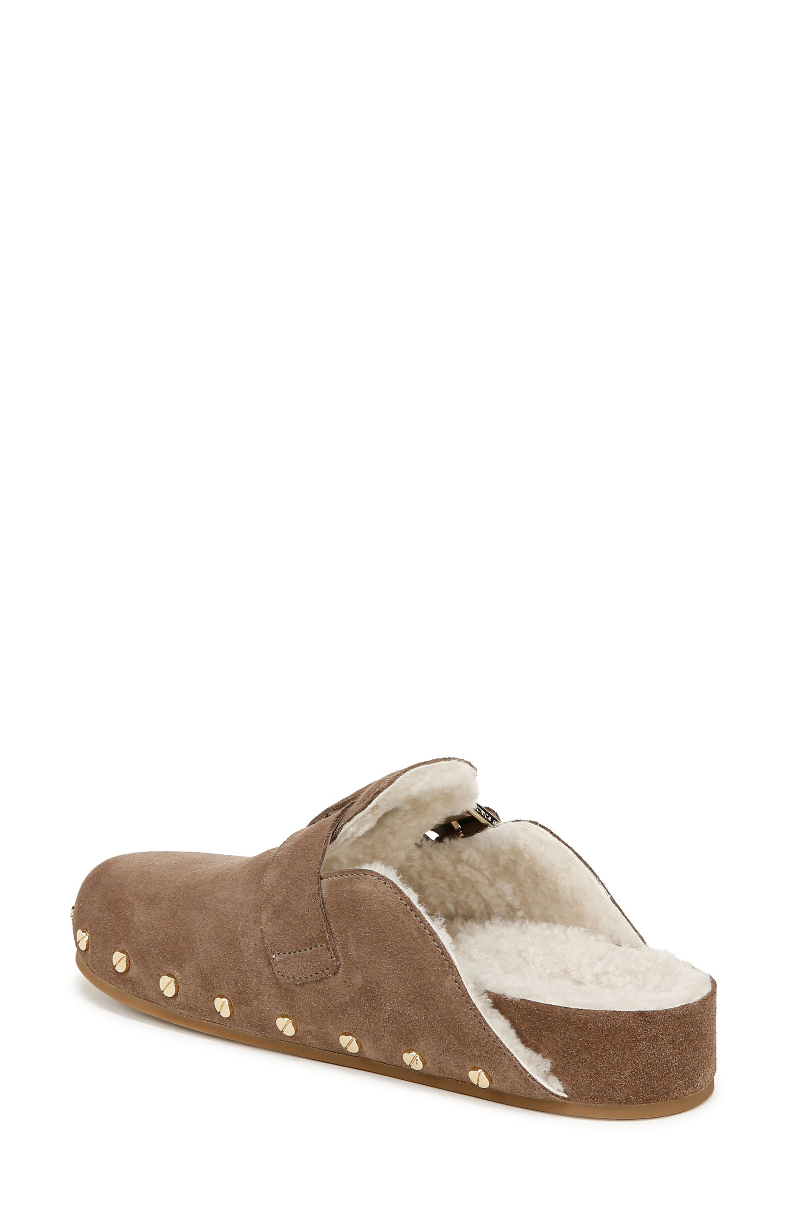Veronica Beard Fern 2 Genuine Shearling Clog in Taupe at Nordstrom - 2
