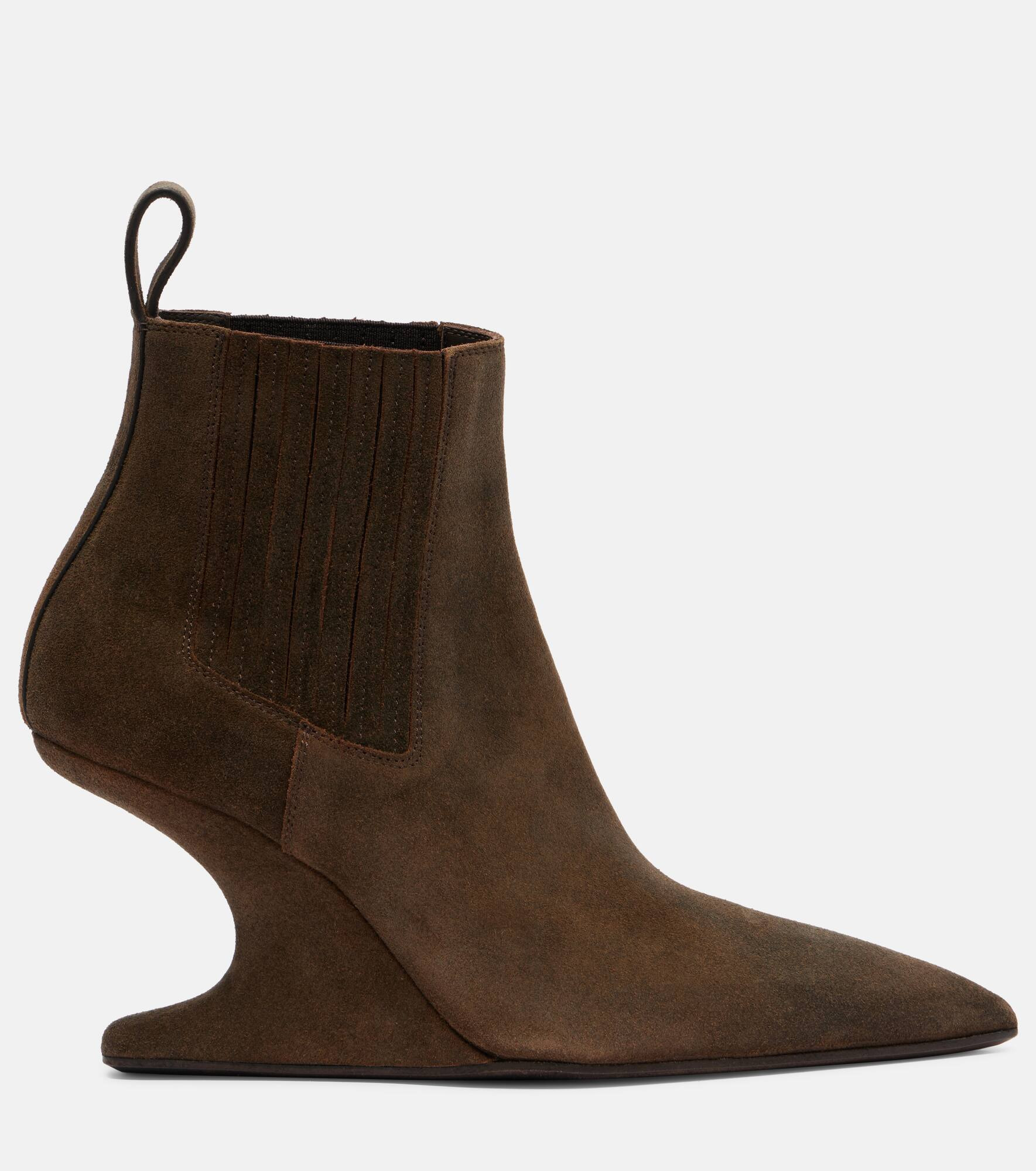 Suede ankle boots - 4