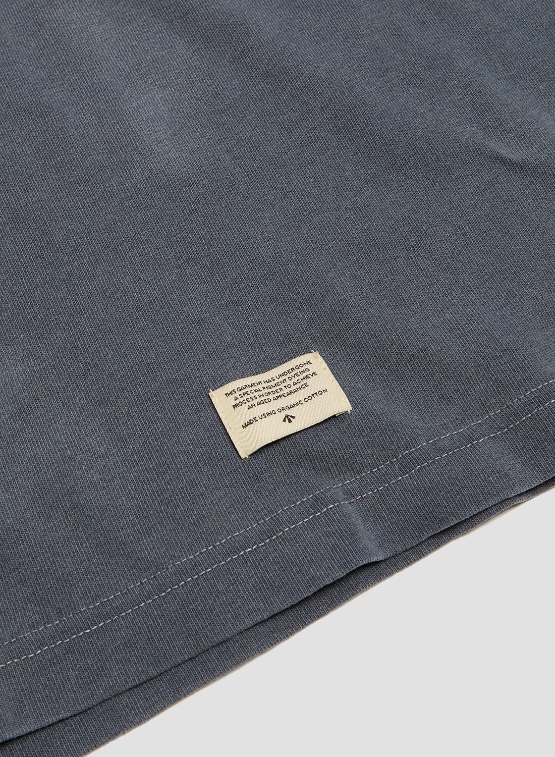 Embroidered Arrow Long Sleeve Tee in Navy - 6