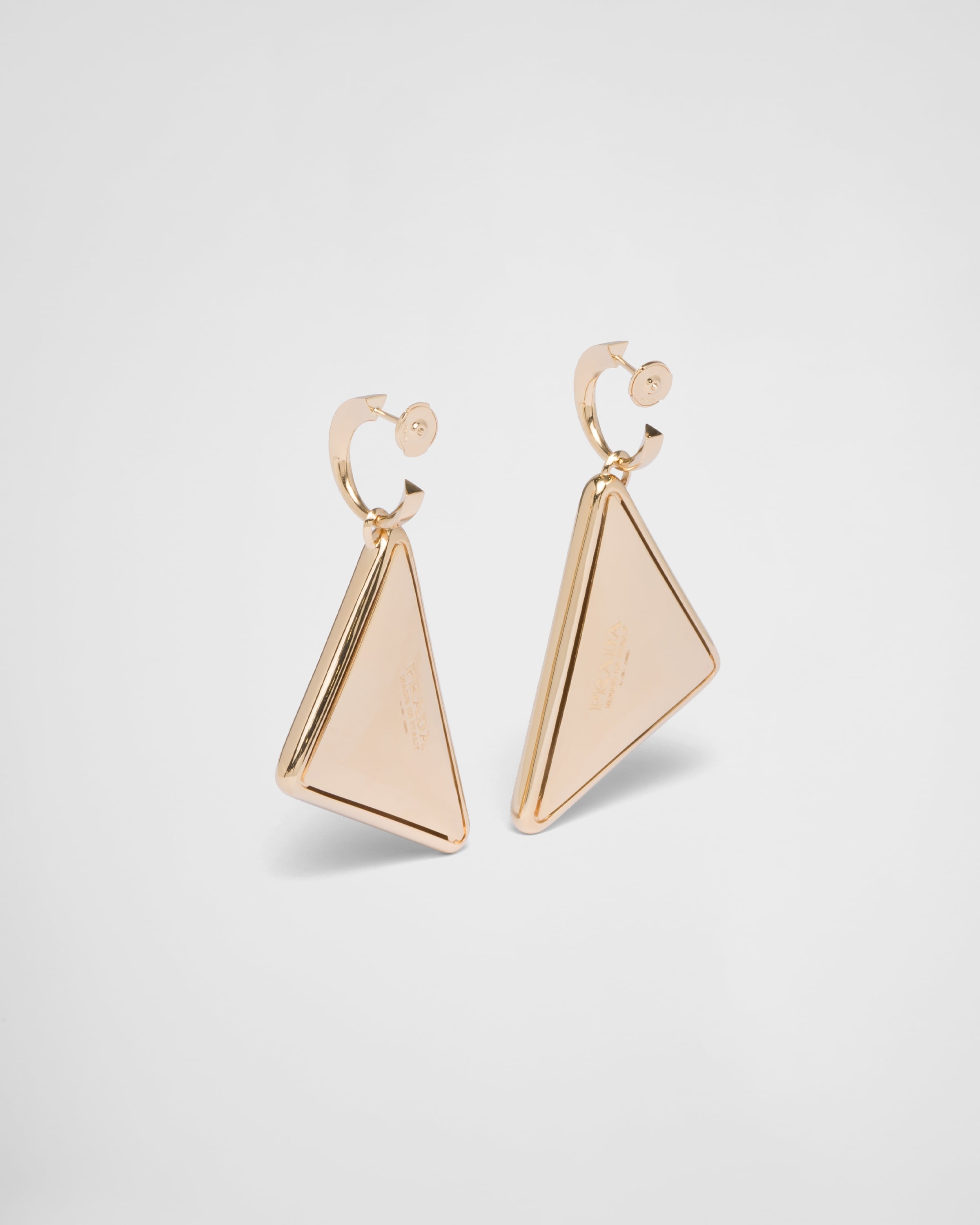 Eternal Gold medium drop earrings in yellow gold - 5