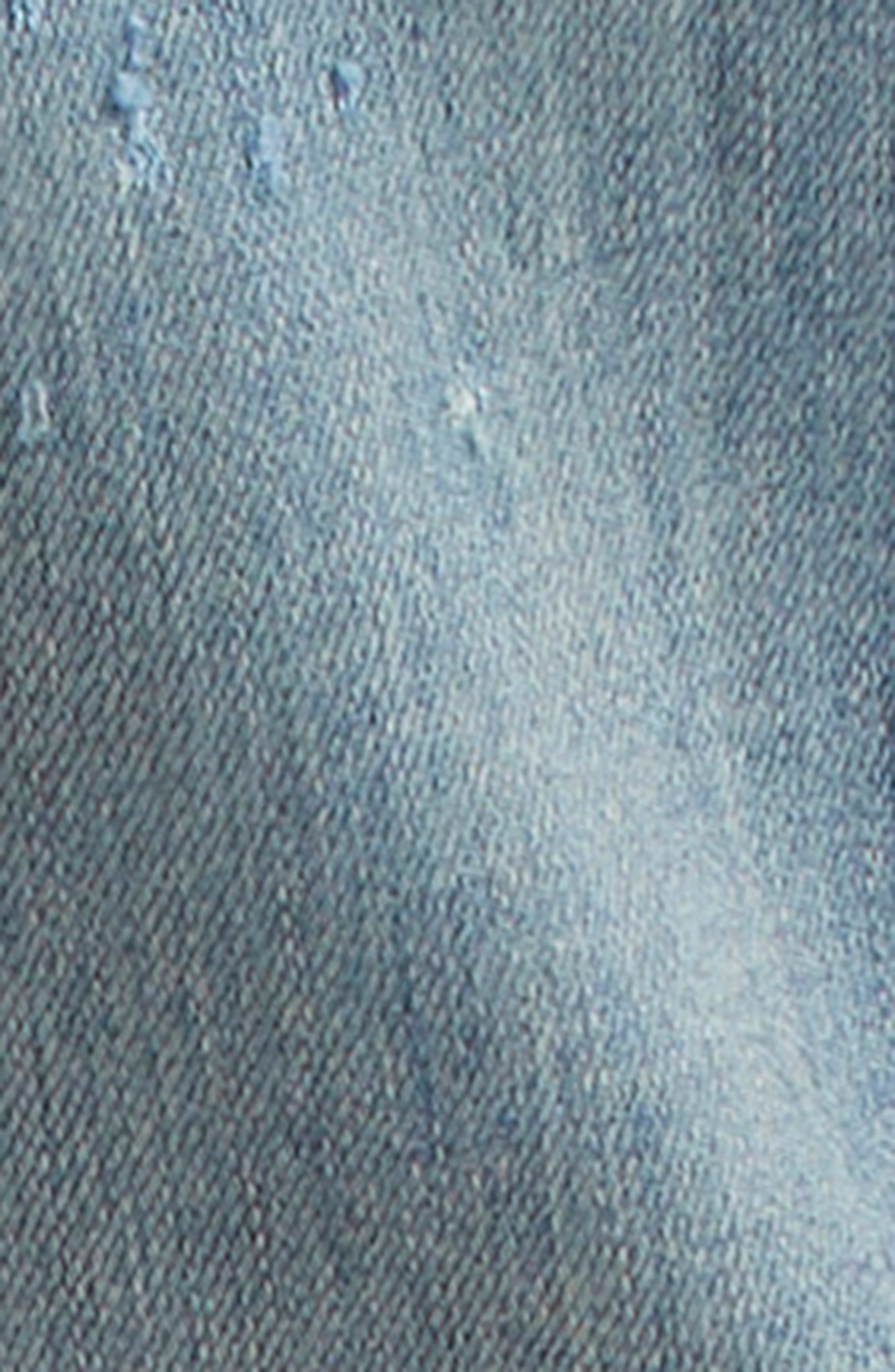 AMIRI Bandana Repaired Slim Fit Jeans in True Indigo at Nordstrom - 7