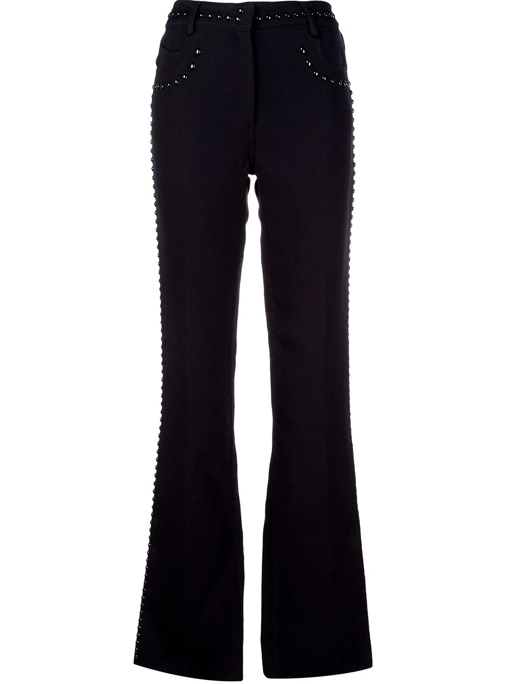 studded bootcut jeans - 1