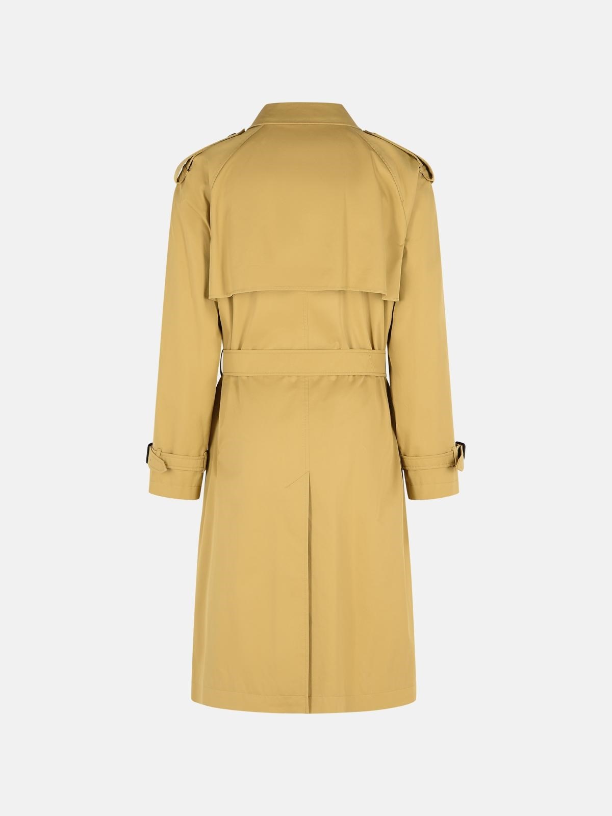 'HIGHBURY' BEIGE COTTON TRENCH COAT - 3