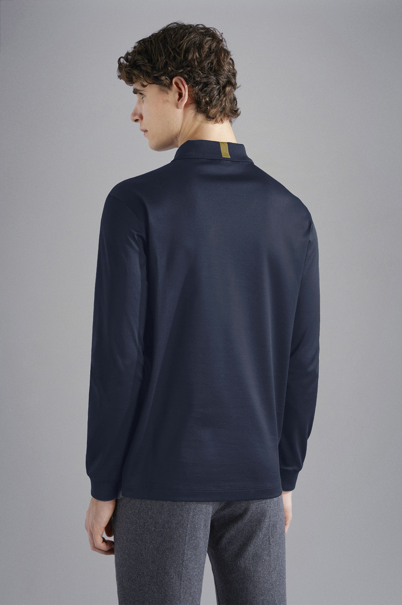 AQUA INTERLOCK COTTON POLO SHIRT 3