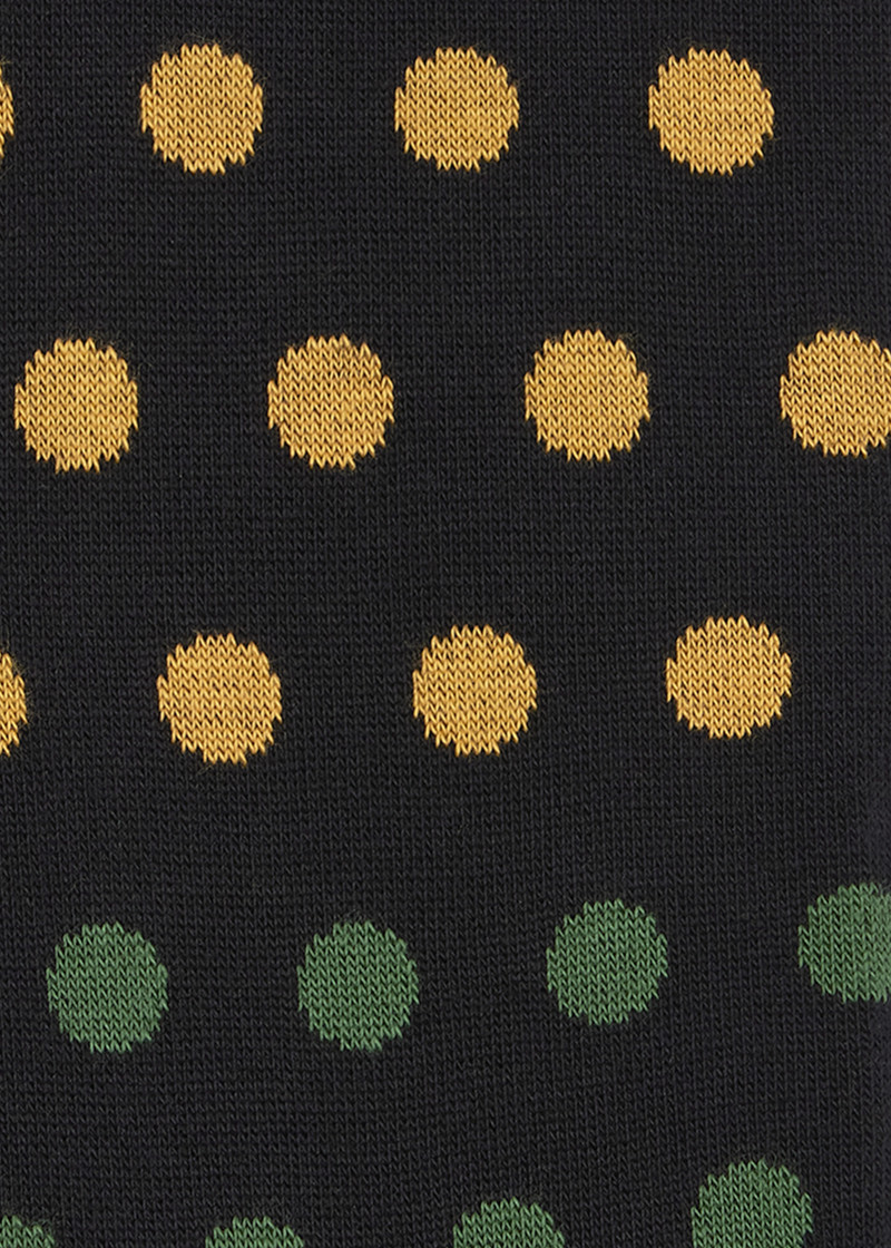 Black Polka Cotton-Blend Socks 3