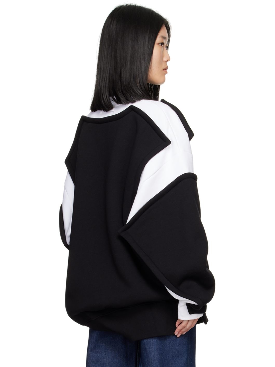 Black & White 'The Petit Grand' Sweatshirt - 3
