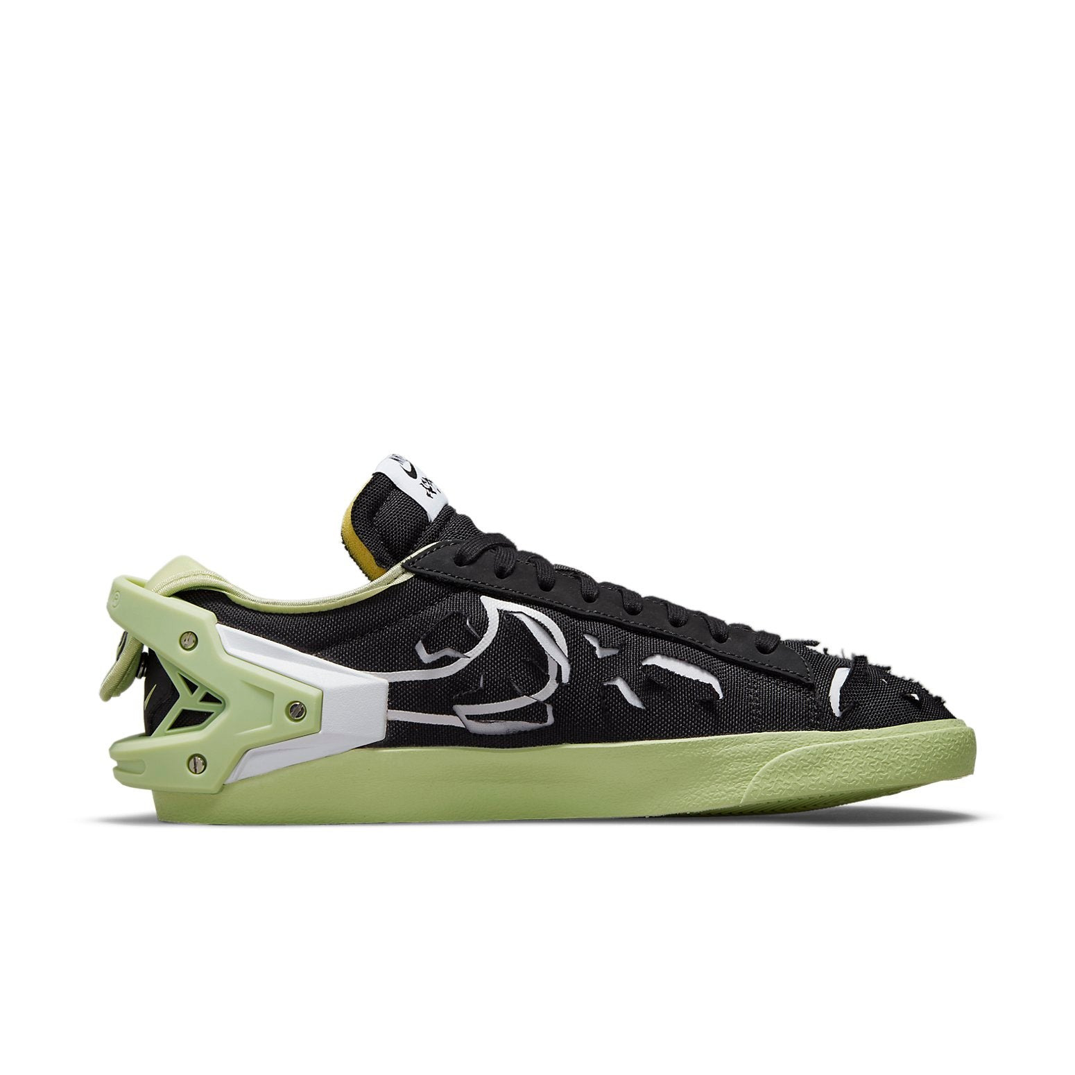 Nike Acronym x Blazer Low 'Black Olive Aura' DO9373-001 - 2