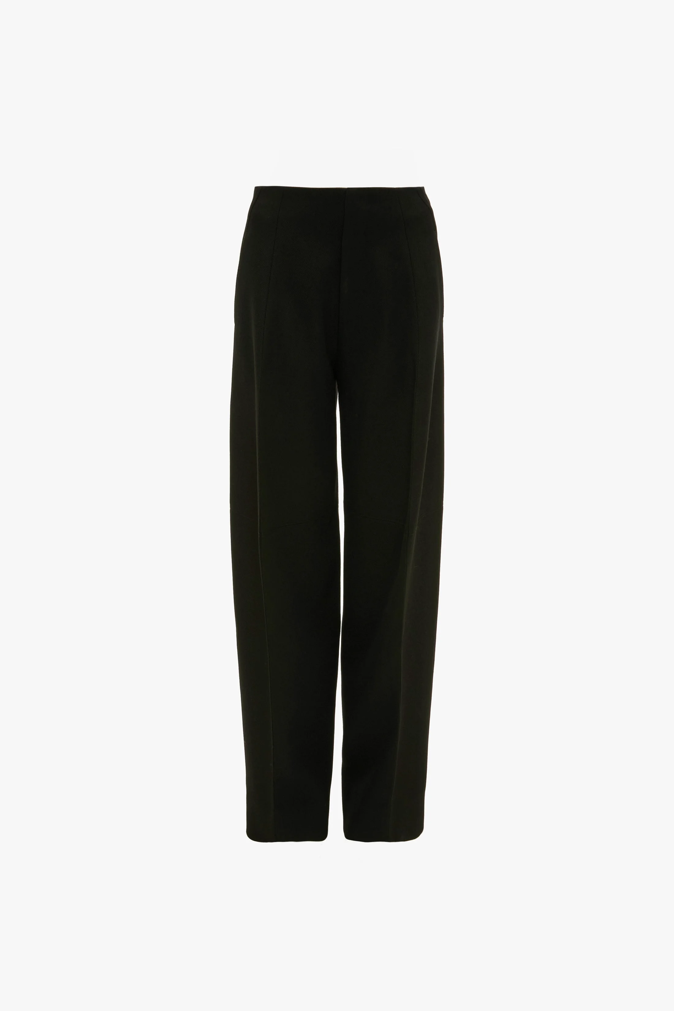 조각 다리 Trouser 에 검정 - 1