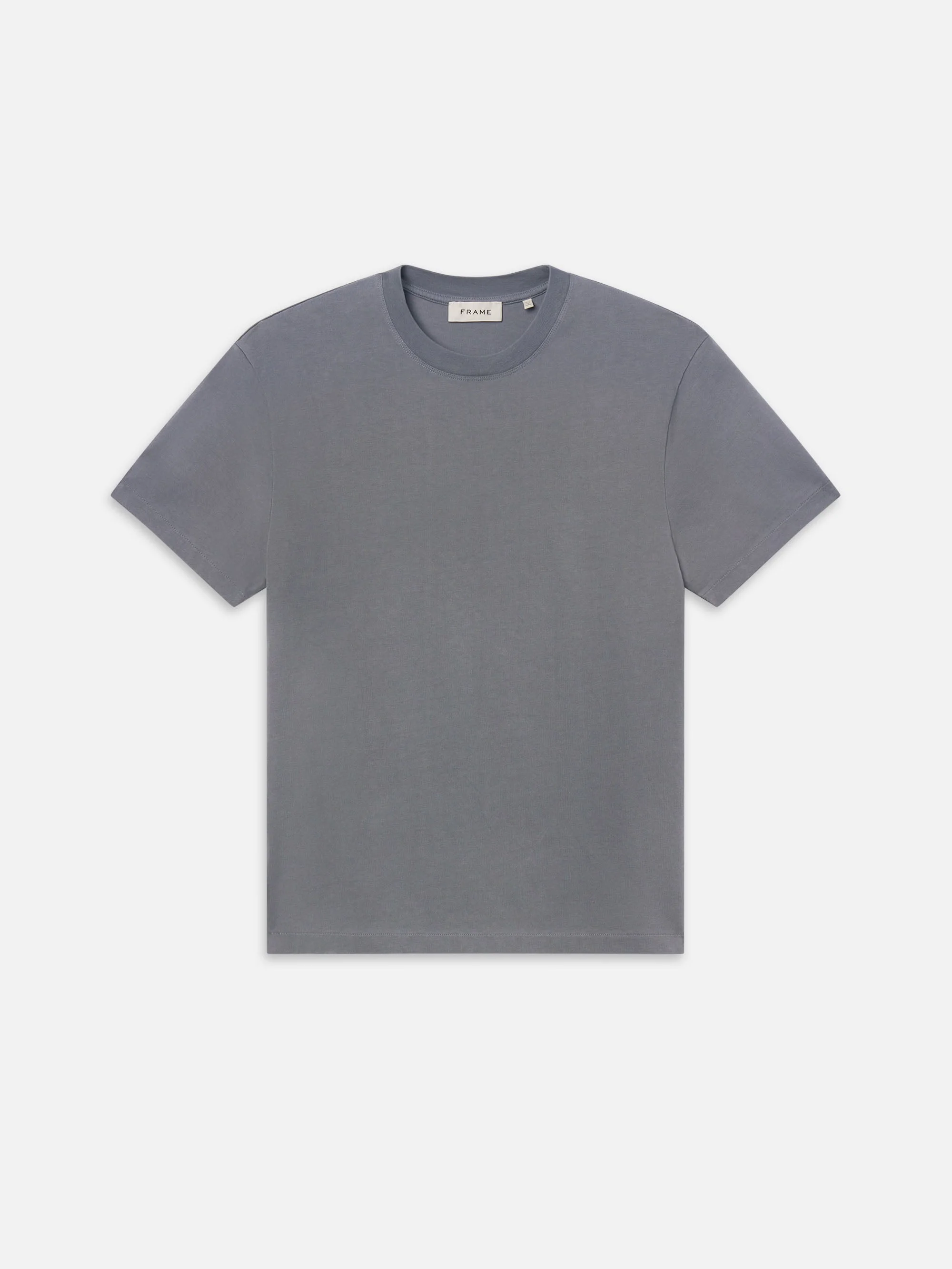 Frame Logo Tee in Old Blue - 1