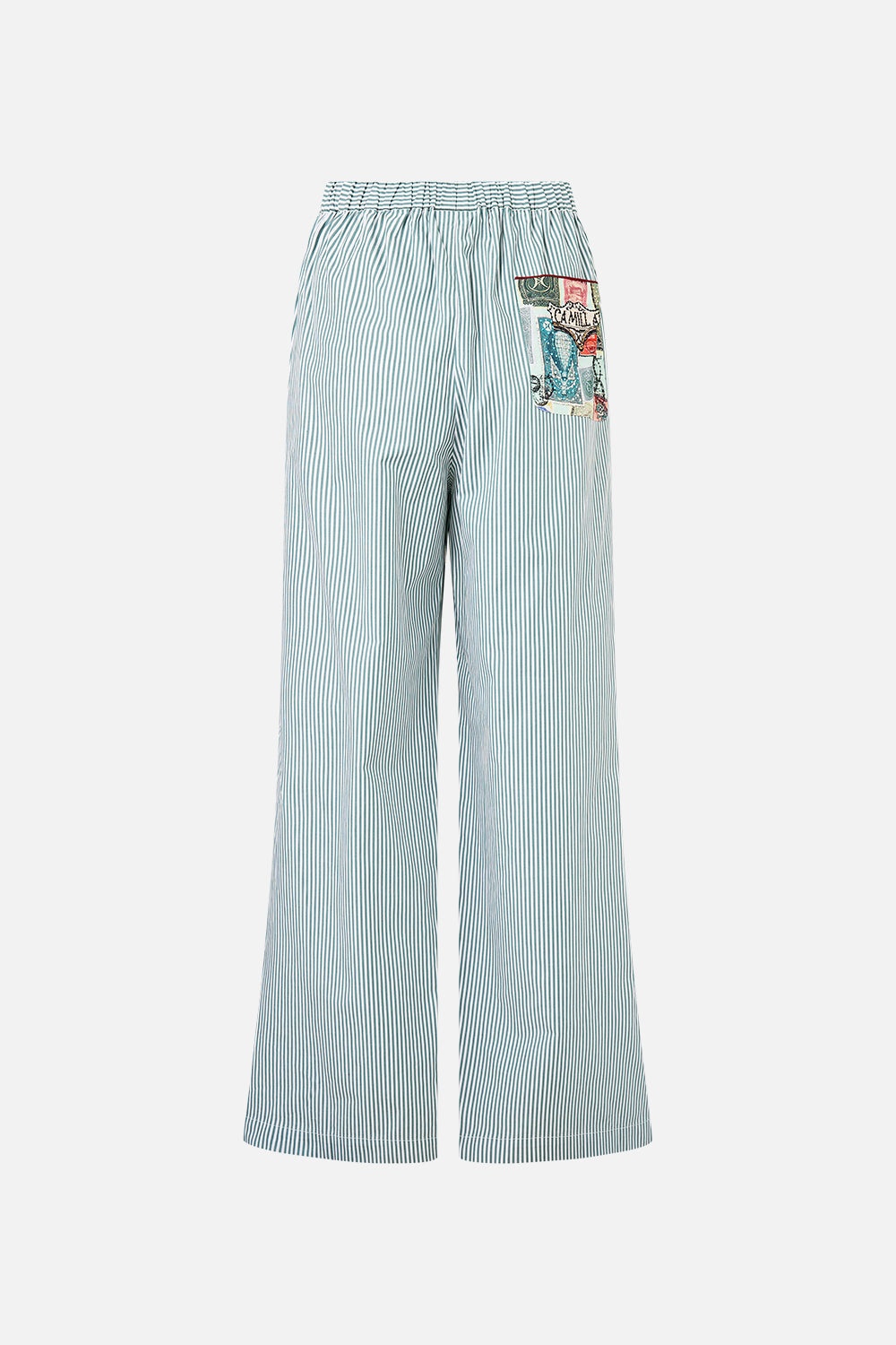 BUTTON FRONT LOUNGE PANT - 7