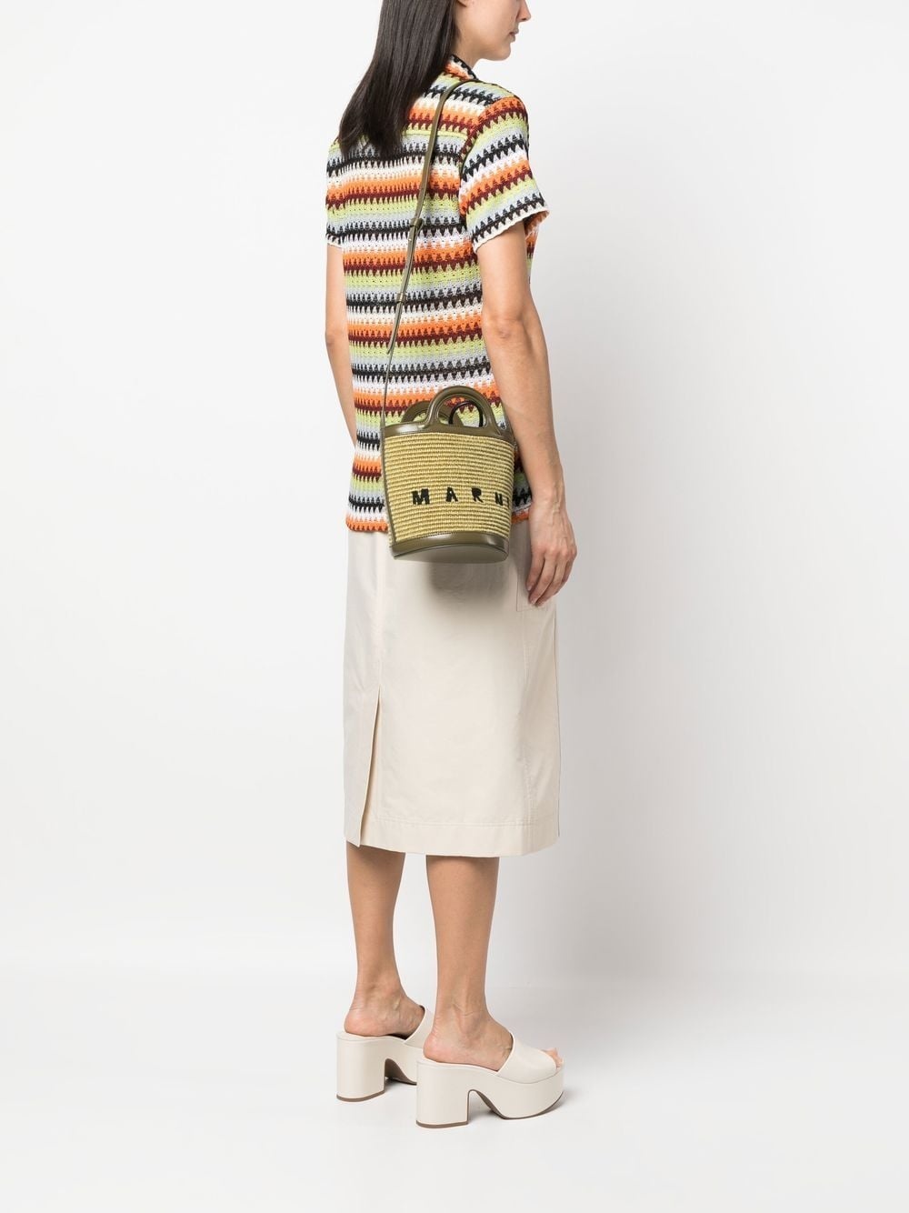 Tropicalia raffia bucket bag - 2