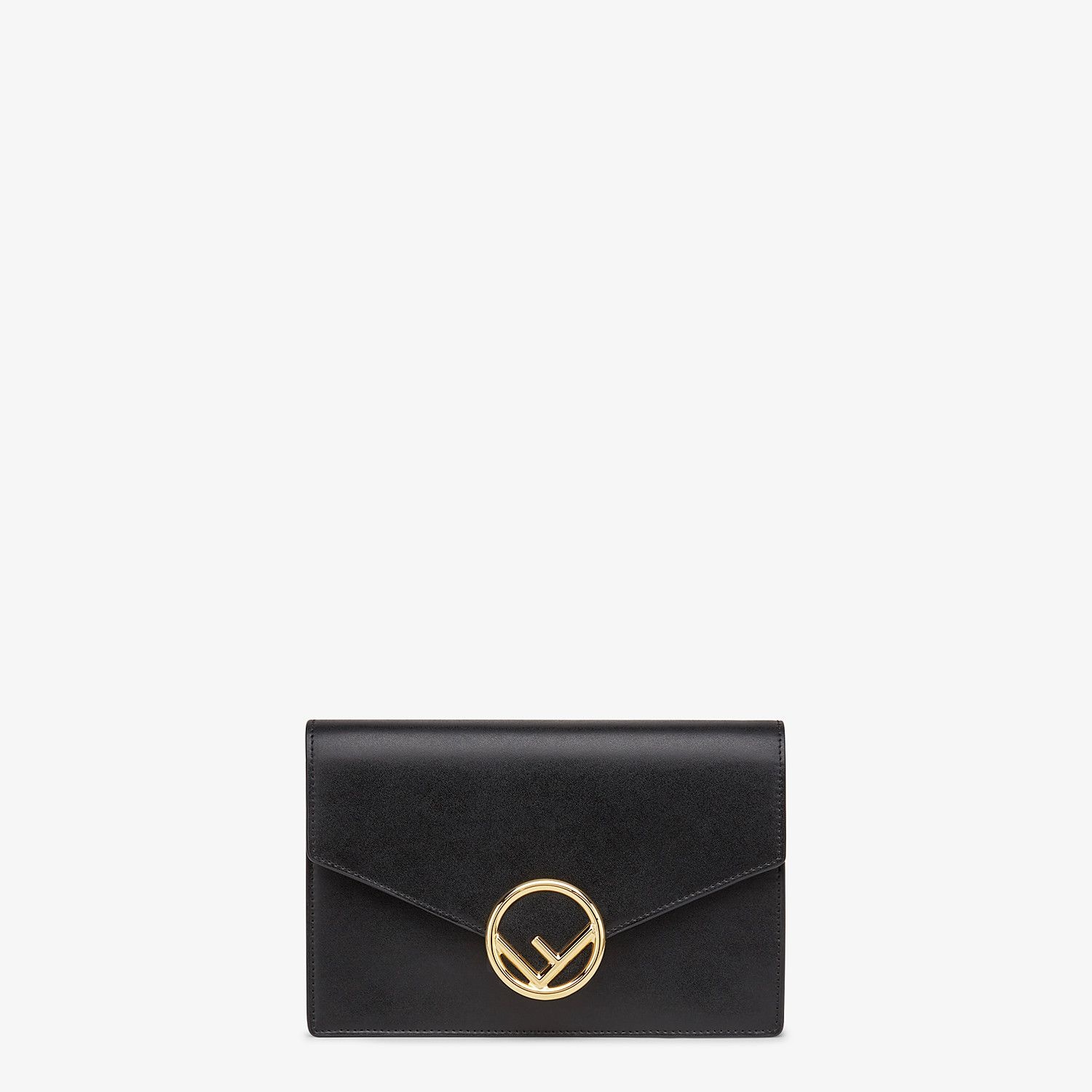 Black leather mini bag - 1