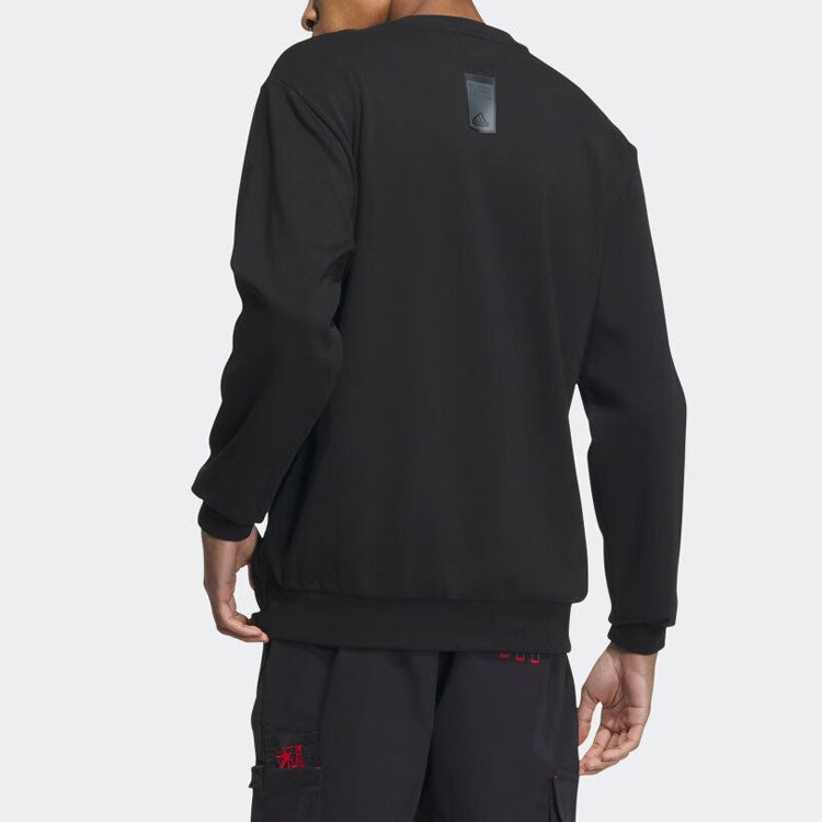 adidas Logo Long Sleeve 'Black' IP4965 - 3