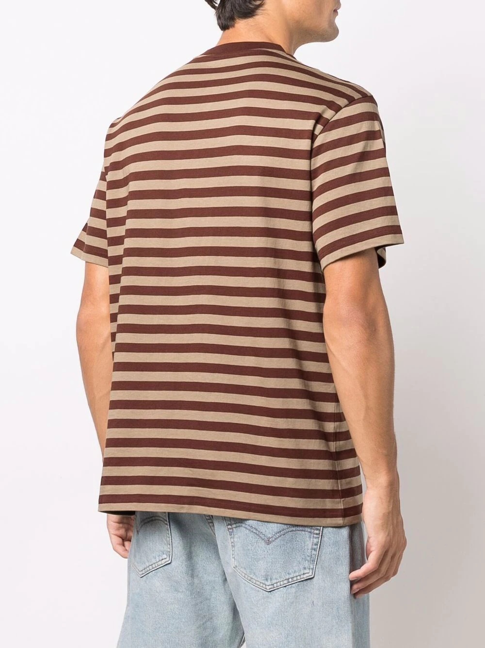 striped cotton T-shirt - 4