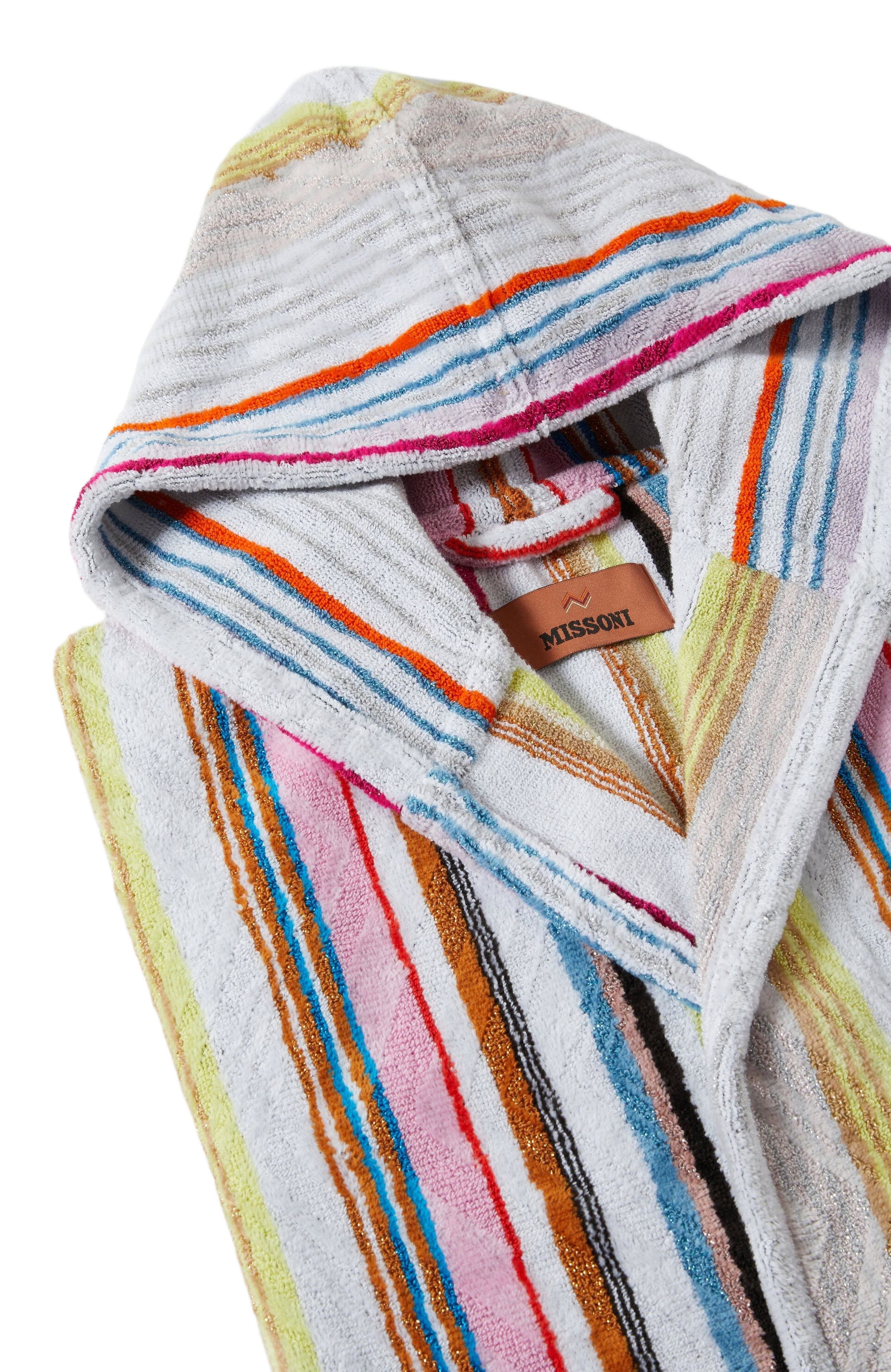 Missoni Home Moonshadow Cotton Terry Bathrobe With Lurex in Multicoloured at Nordstrom - 3