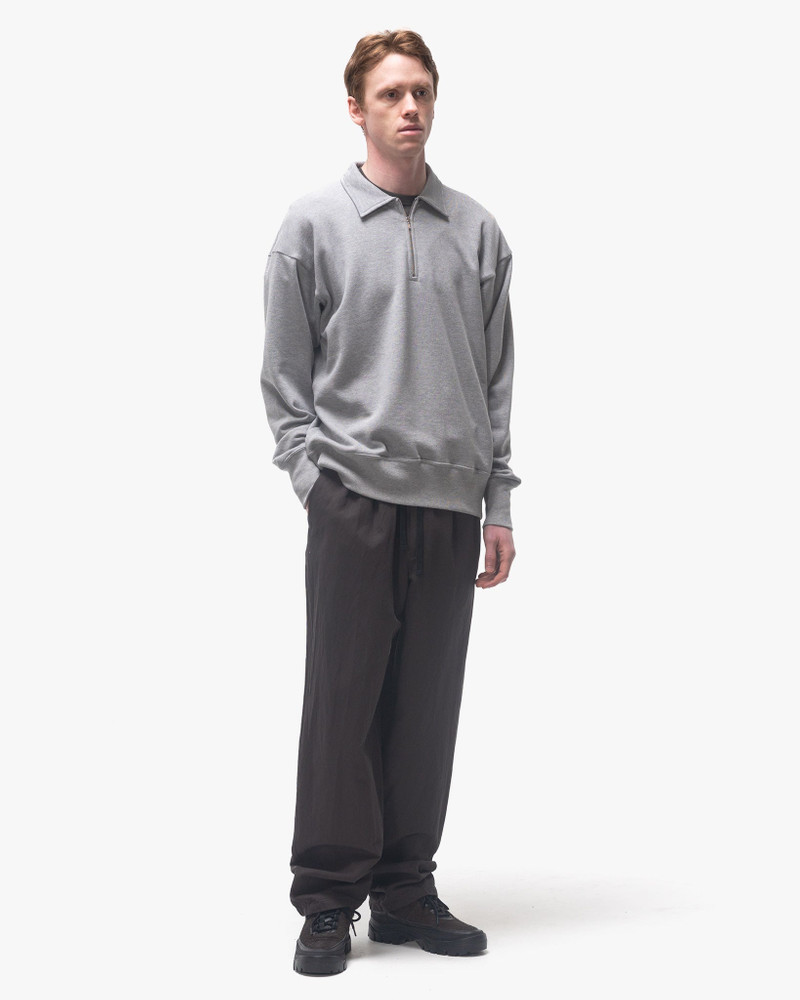 KAPTAIN SUNSHINE Suvin Sweat Halfzip Pullover Feather Grey outlook