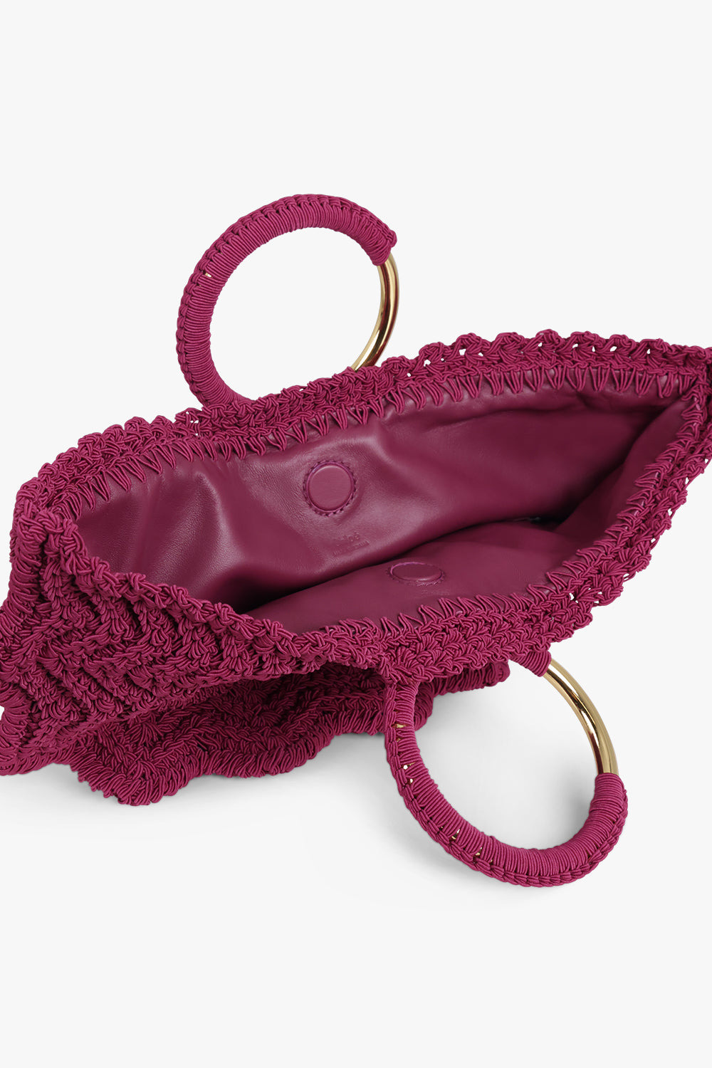 BRACELET PARAVENT LOGO CROCHET TOTE BAG | CRUSHED VIOLET - 3