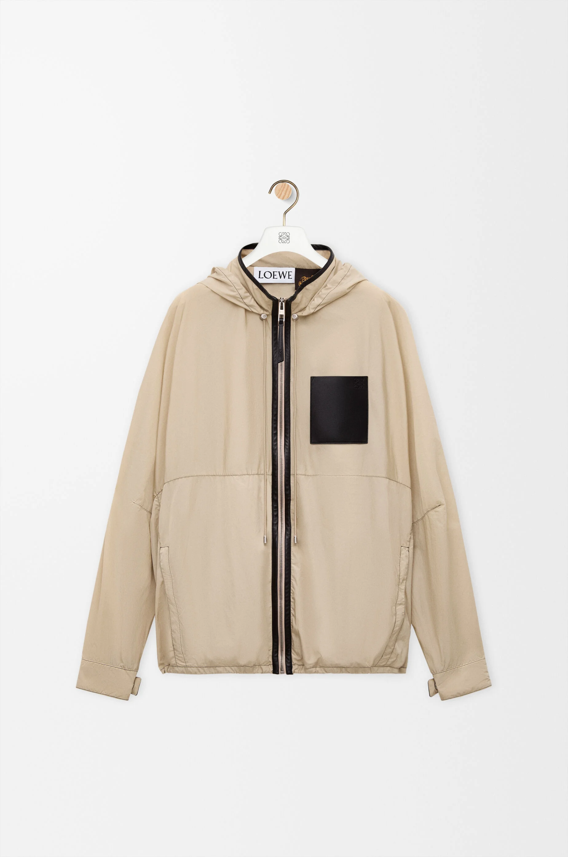 Hooded jacket in technical shell - 1