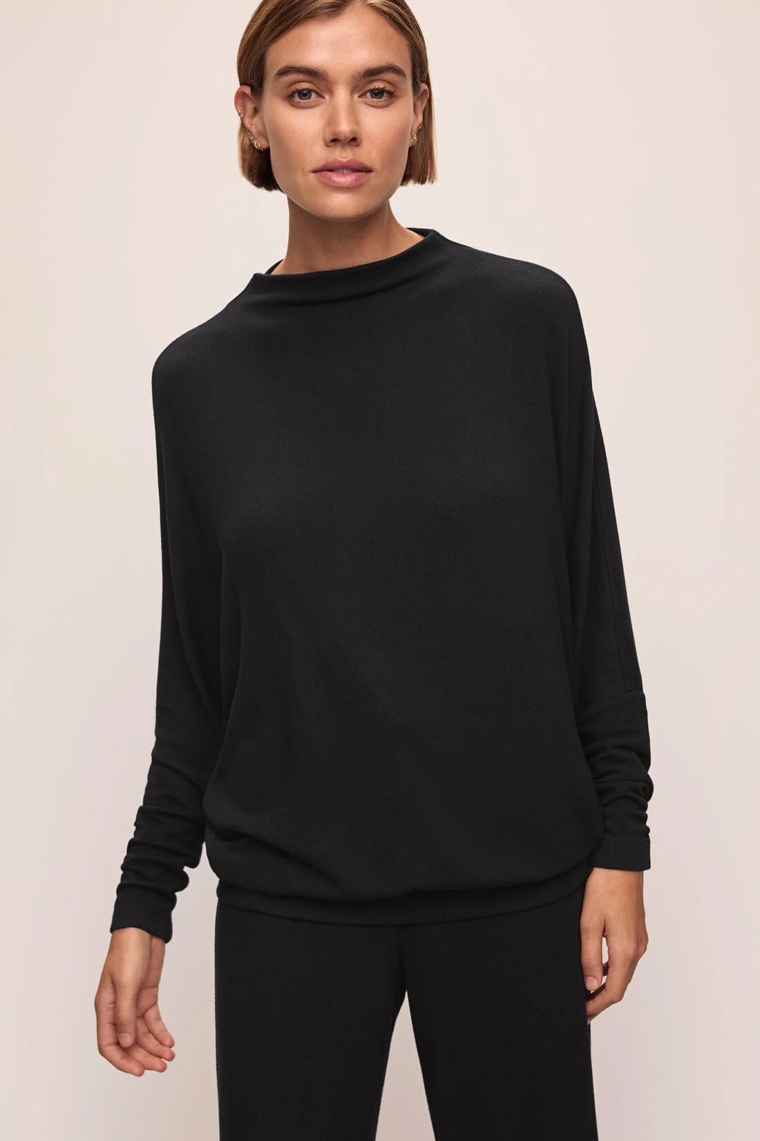 Cozy Time Mock Neck Pullover - 1