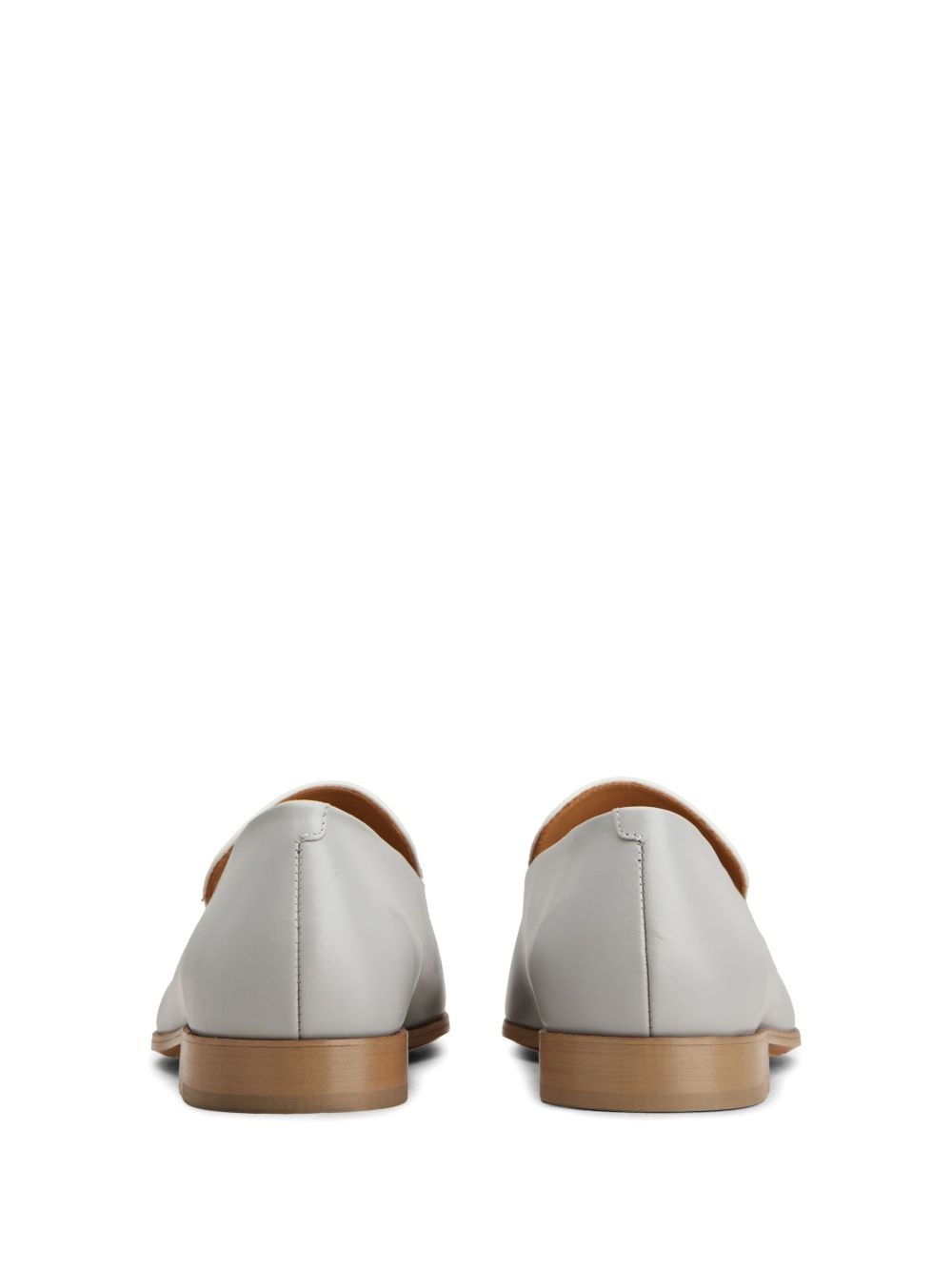 two-tone leather loafers - 3