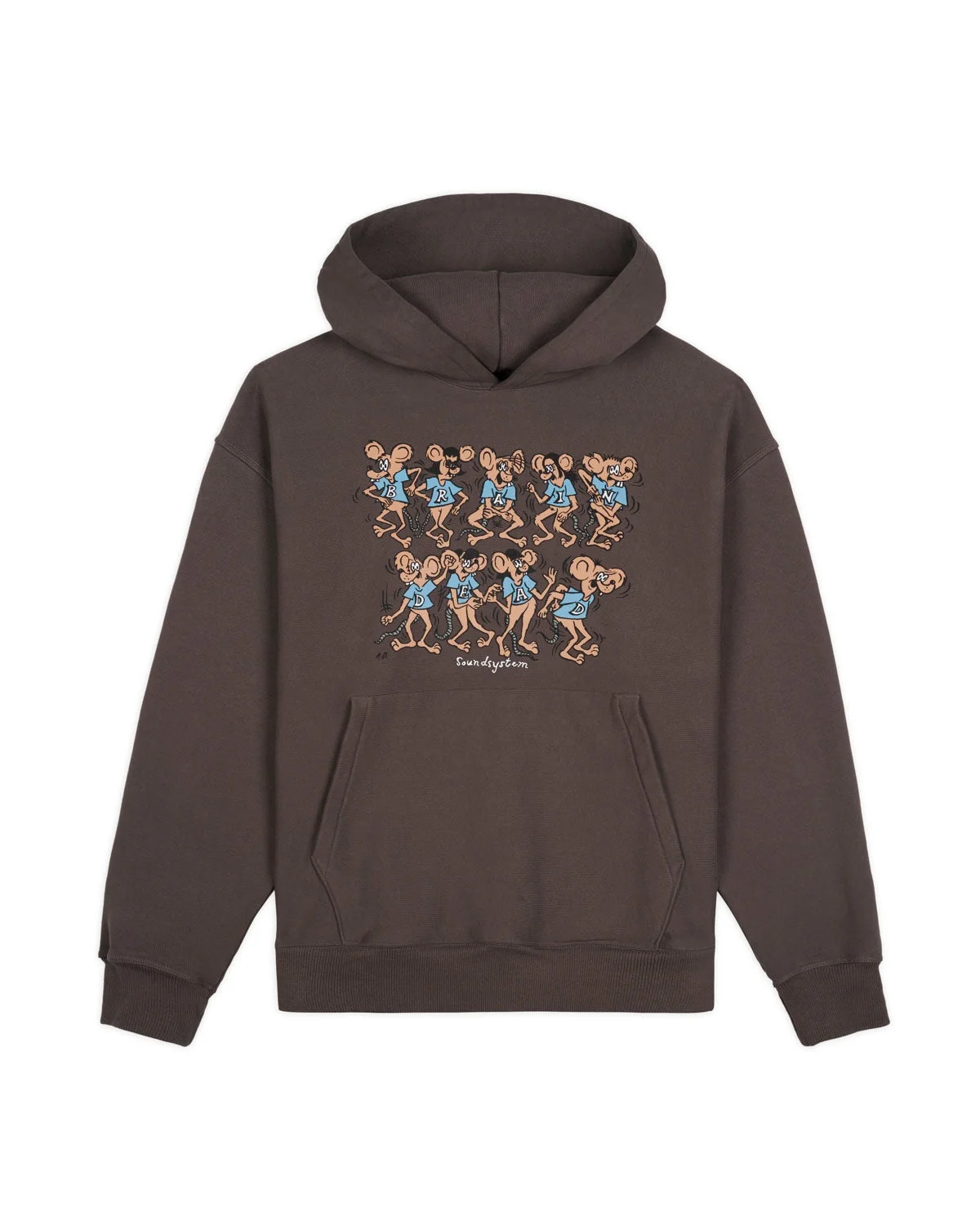 Rat Dance Soundsystem Hoodie - Clay - 1