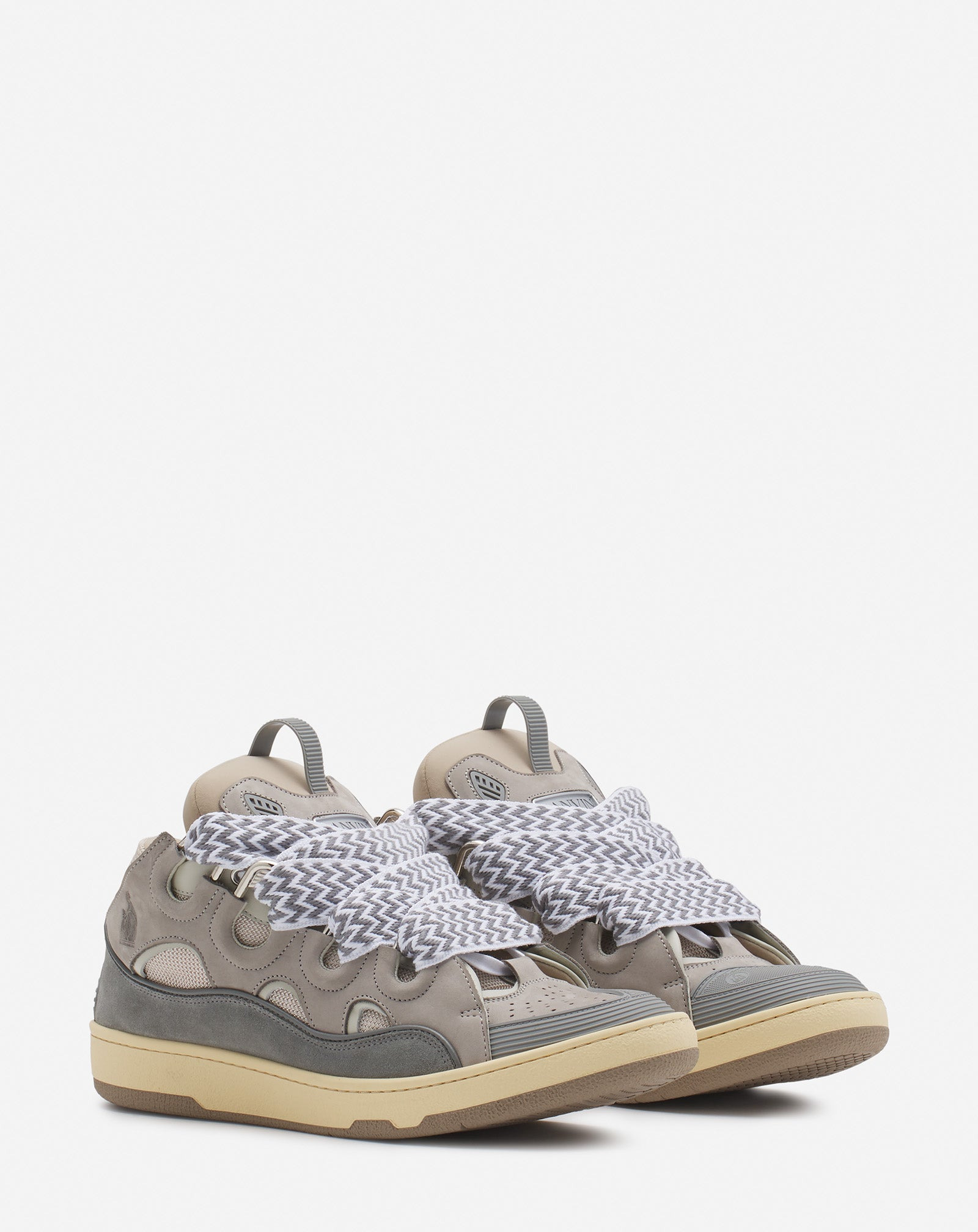 CURB LEATHER SNEAKERS - 2