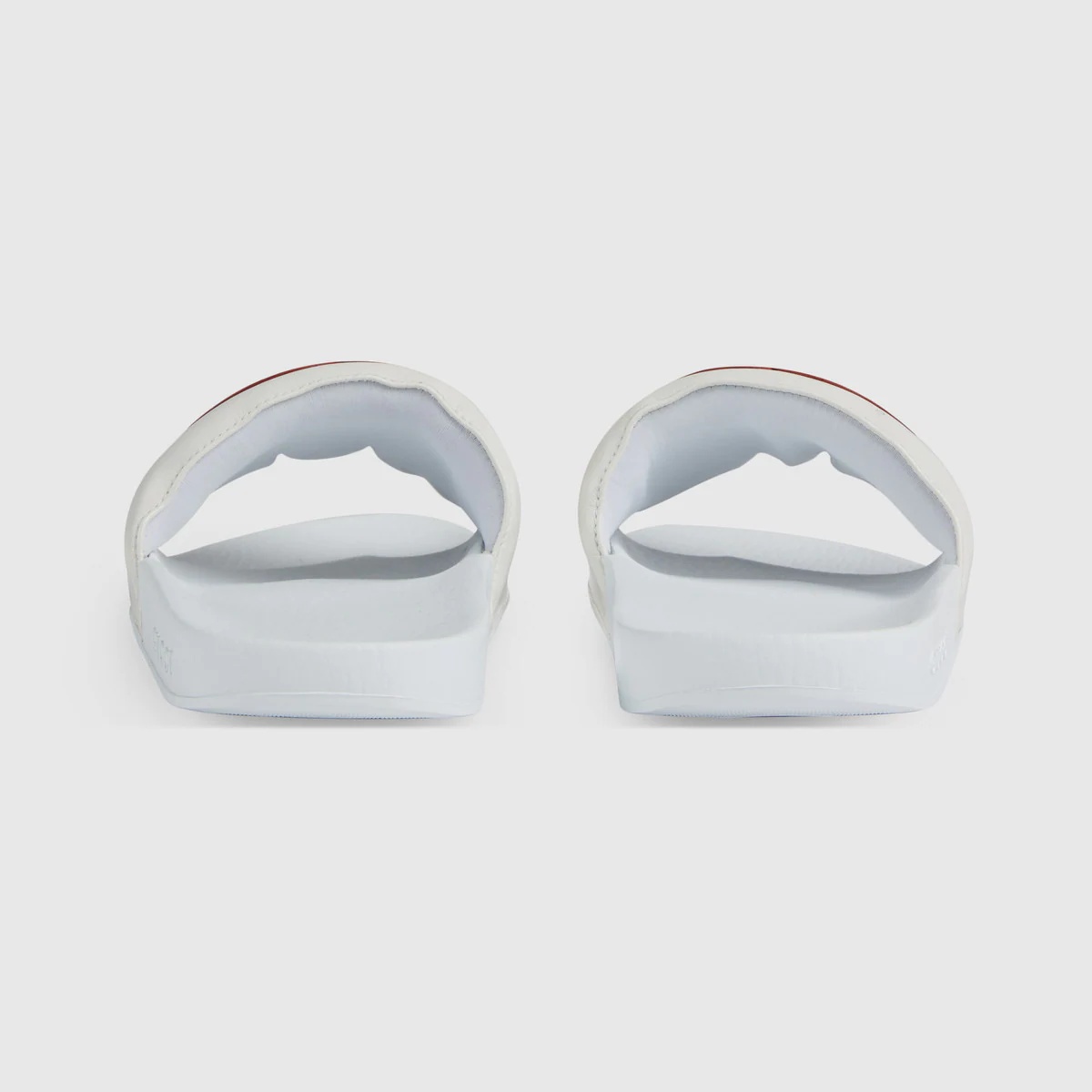 Interlocking G leather slide sandal - 4