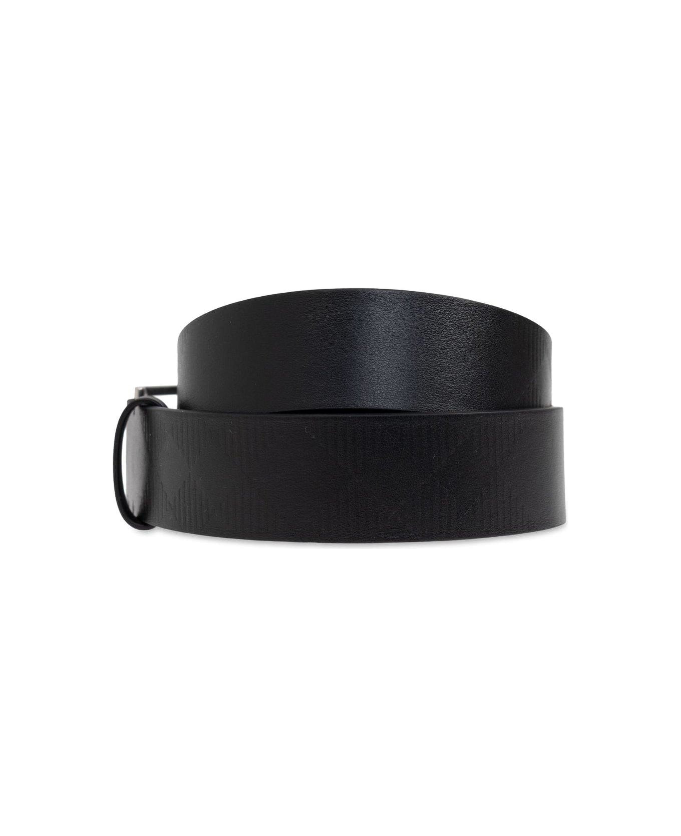 Checked Buckled Belt - 2