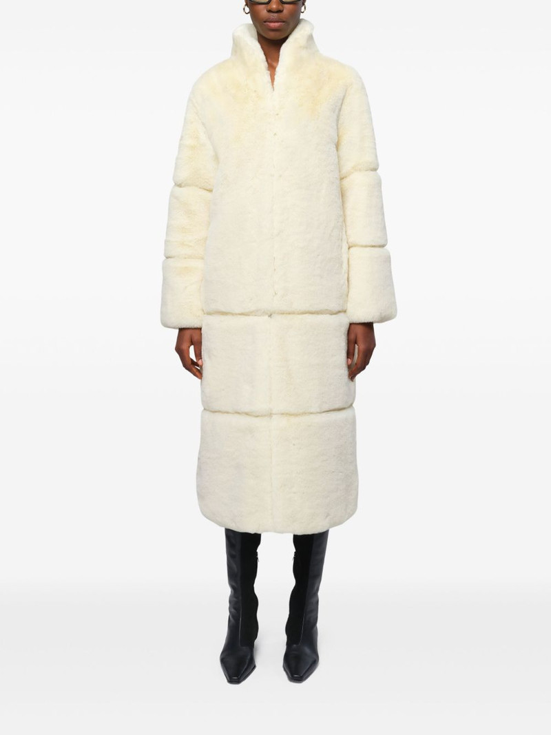 APPARIS Sylke V-neck faux-fur coat outlook