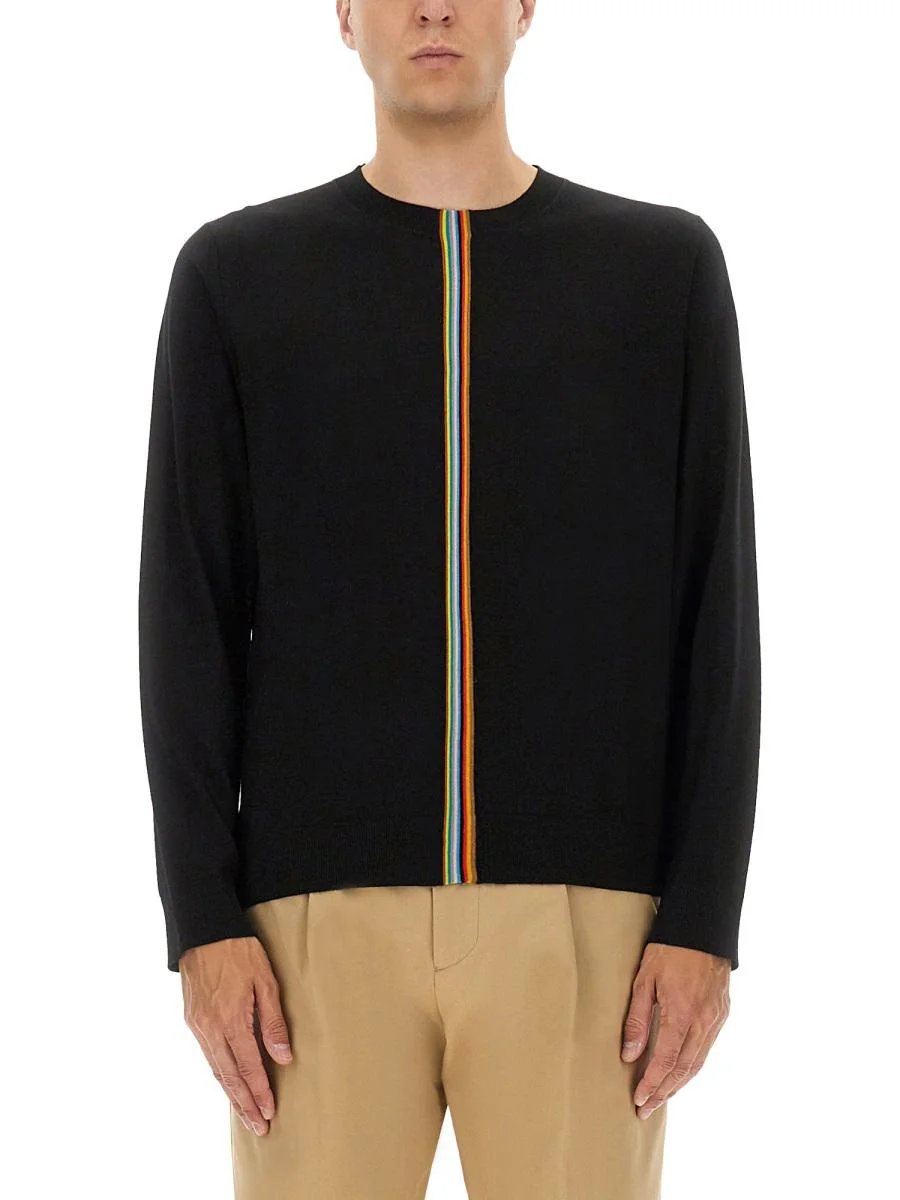 Paul Smith Jersey With Striped Detail - 1