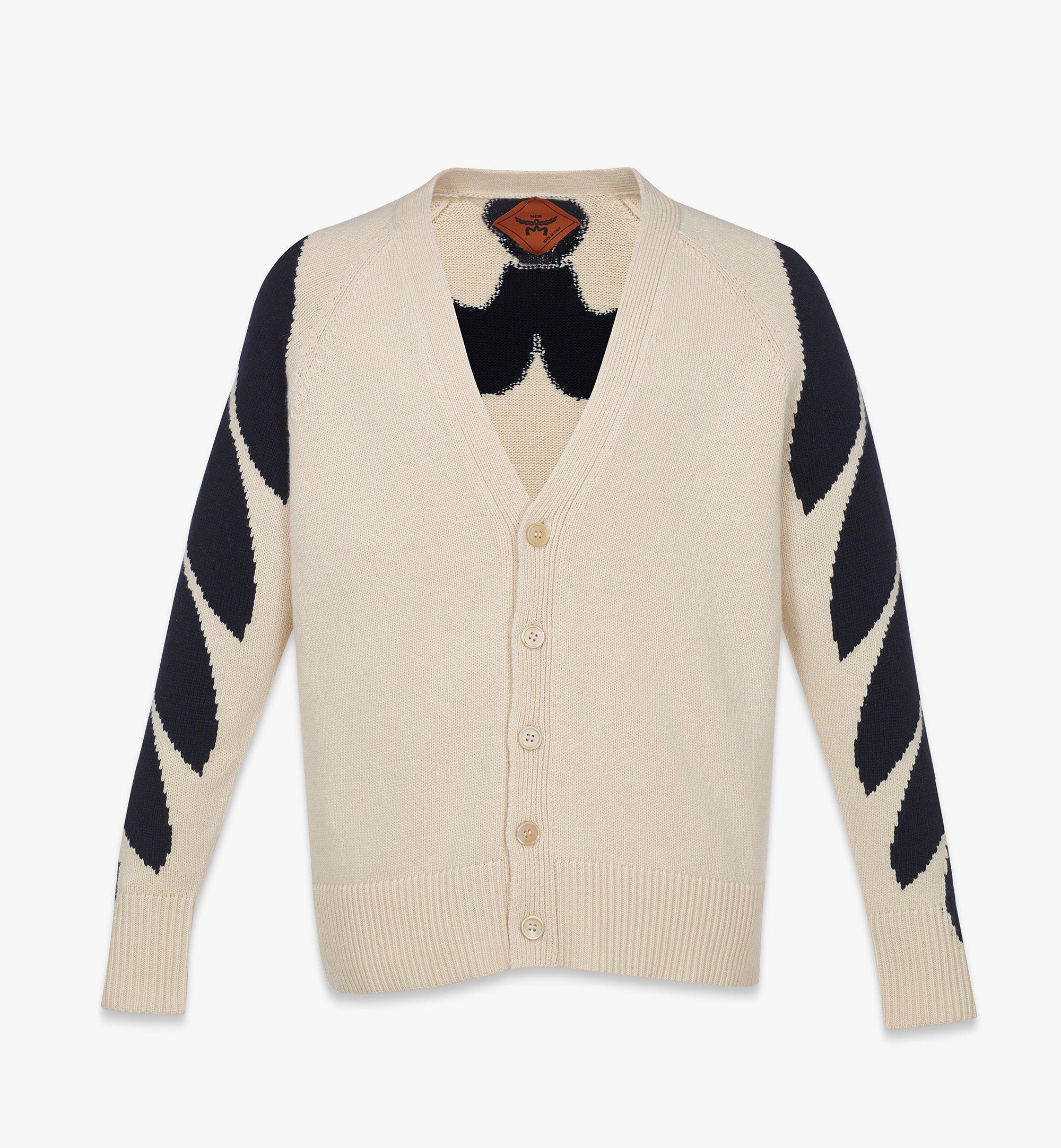 Intarsia Laurel Cardigan - 1