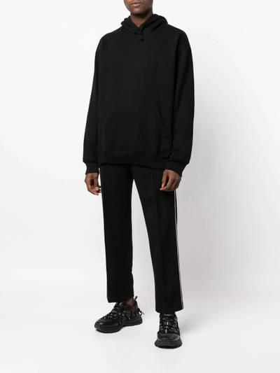 Neil Barrett seam-detail straight-leg trousers outlook