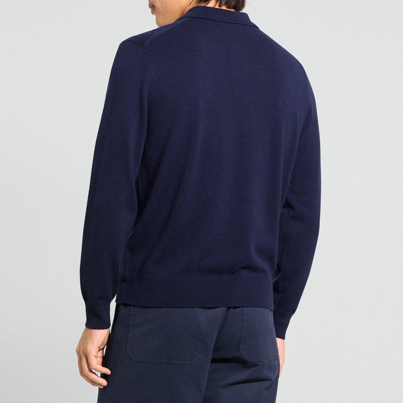 Goris Long-Sleeve Polo Shirt in Cashmere 4