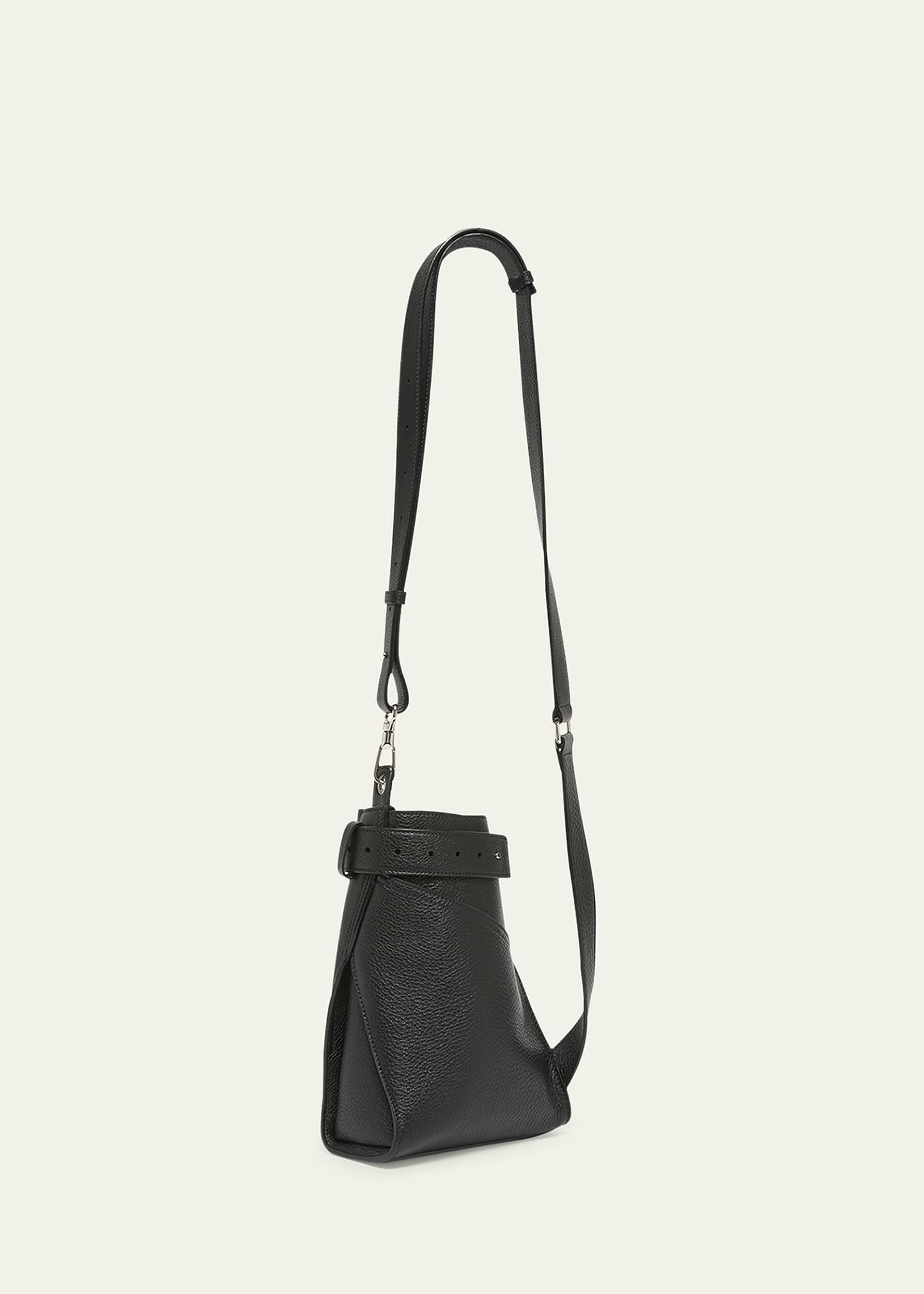 Men's Small Belted Leather Crossbody Bag - 3