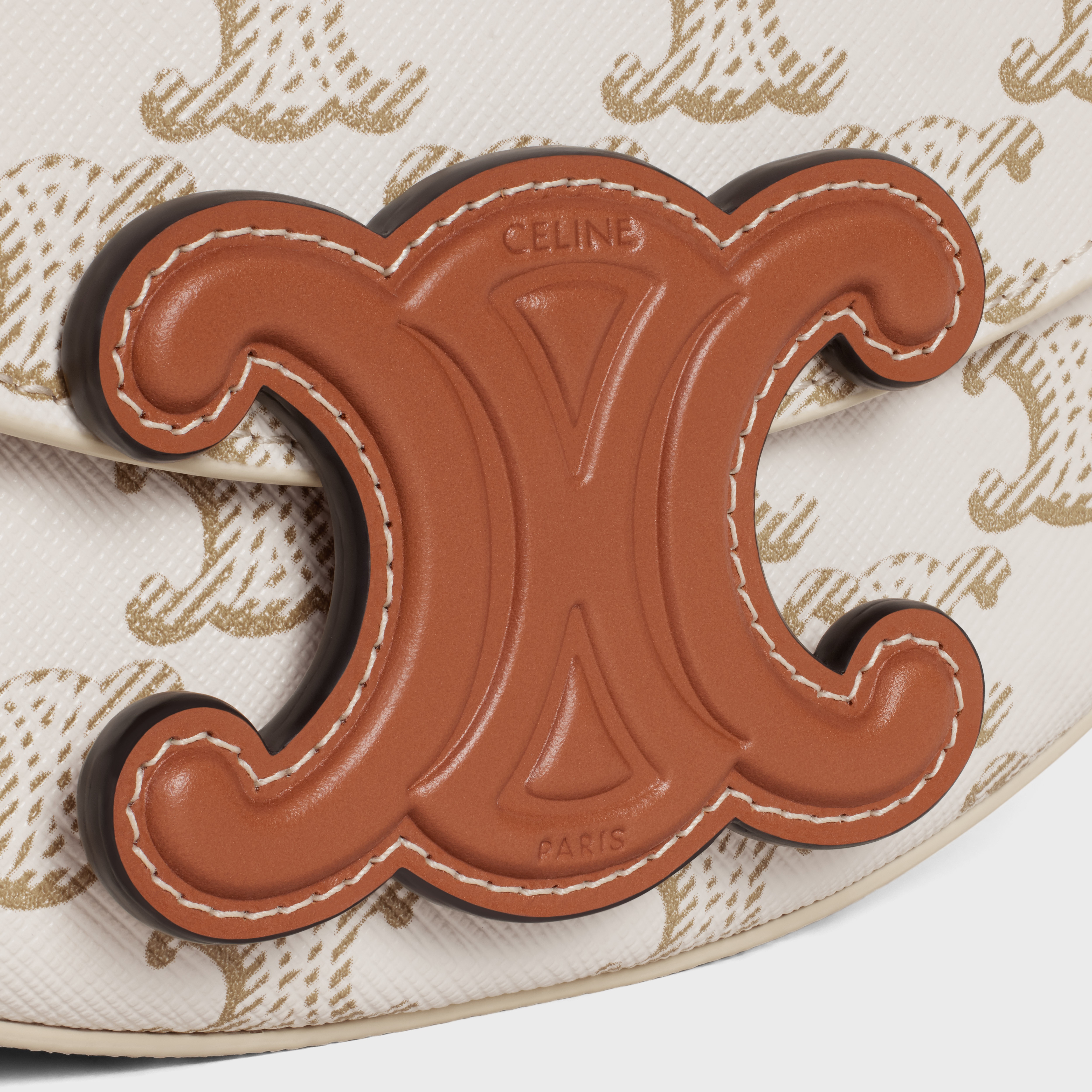 Besace Cuir Triomphe in Triomphe Canvas and Calfskin - 5