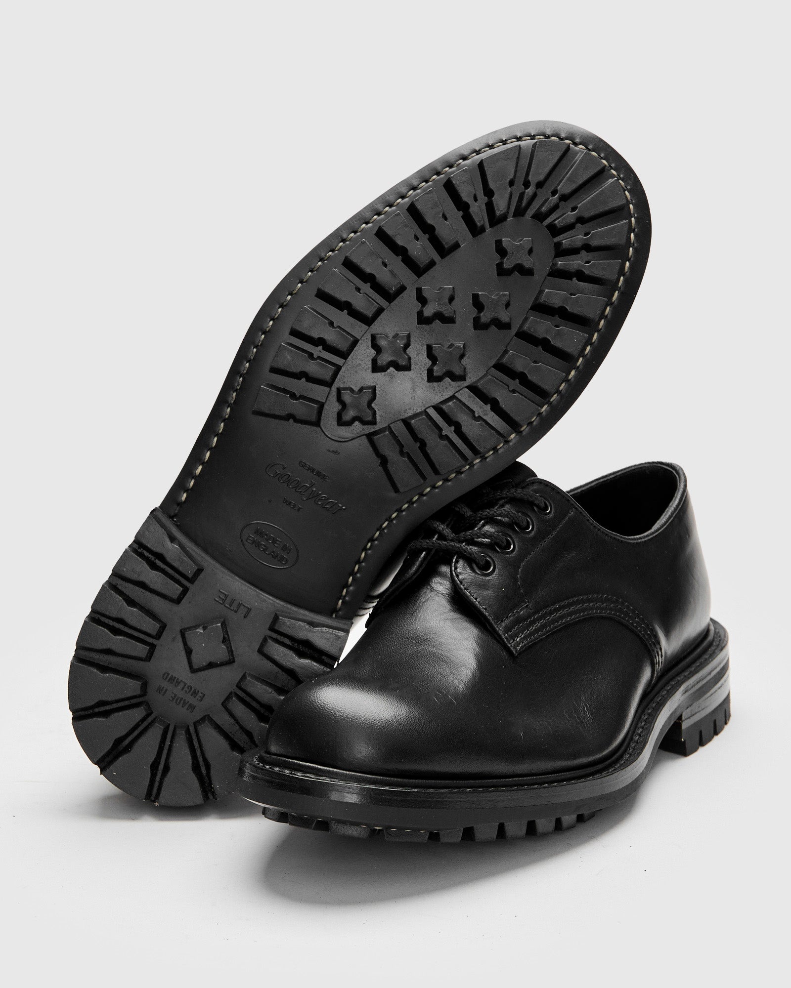 Daniel Work Shoe in Black Washed Horse - 2