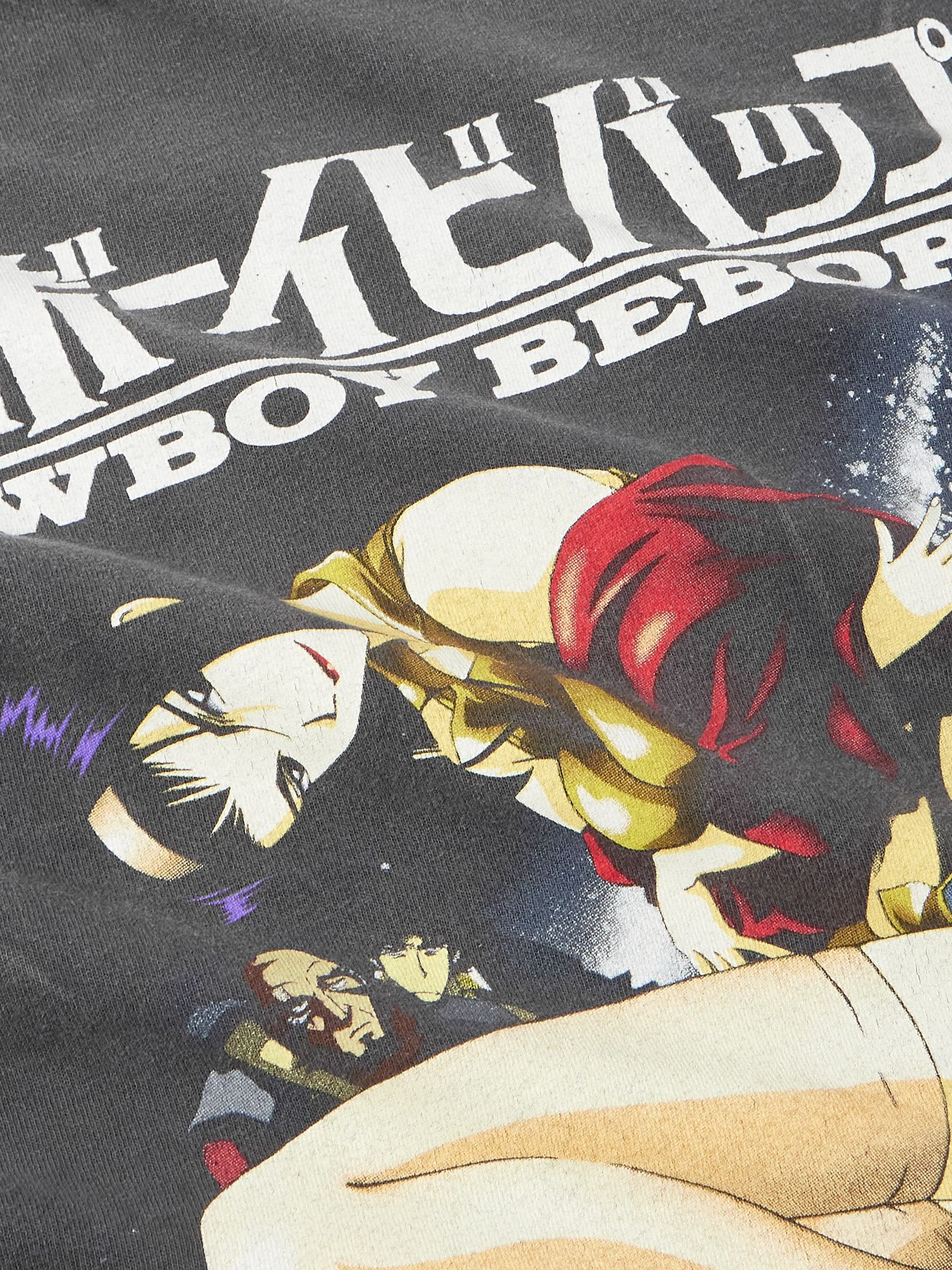 + Cowboy Bebop Printed Cotton-Jersey T-Shirt Black - 4
