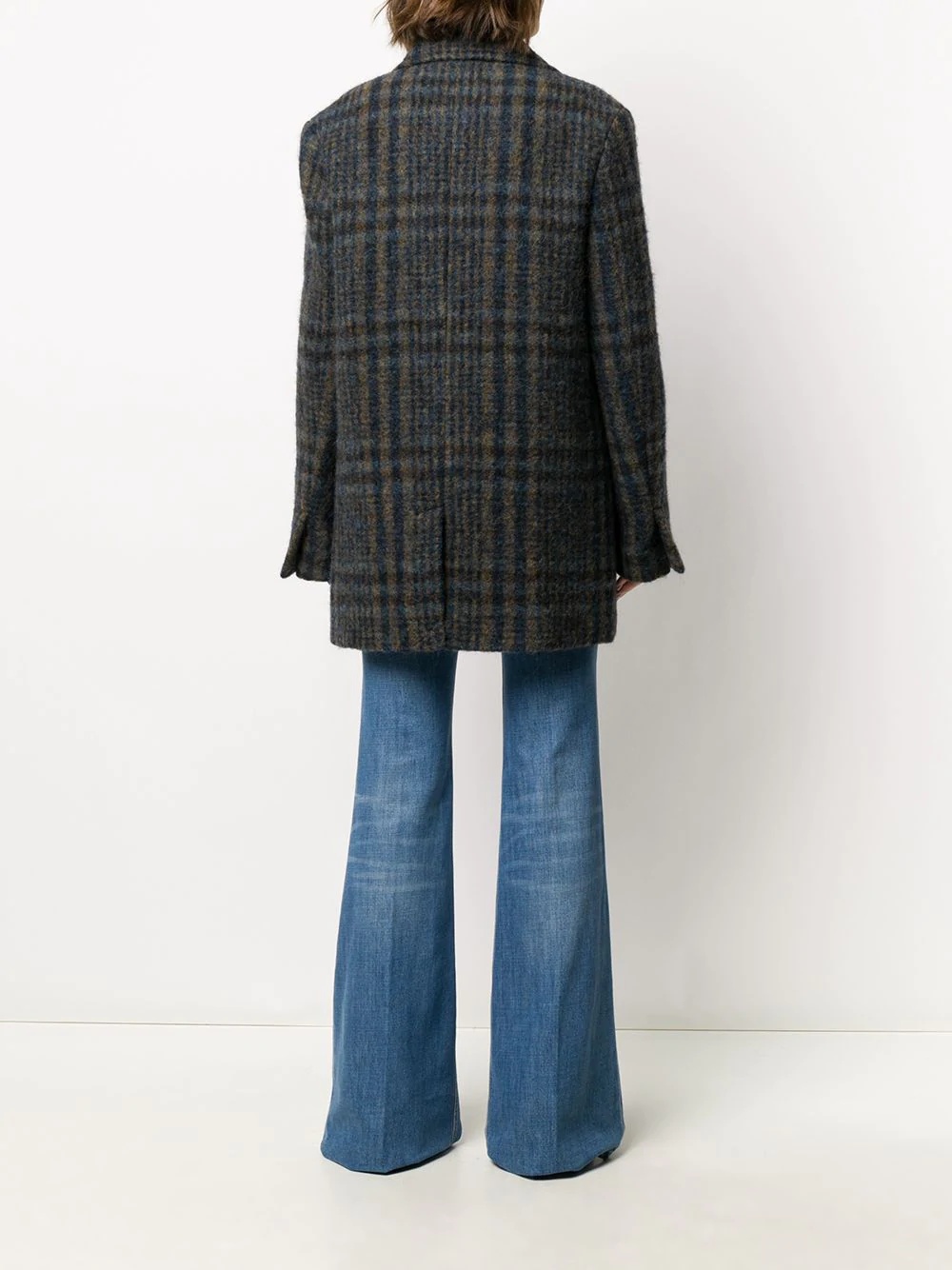 Chaquetón plaid coat - 4