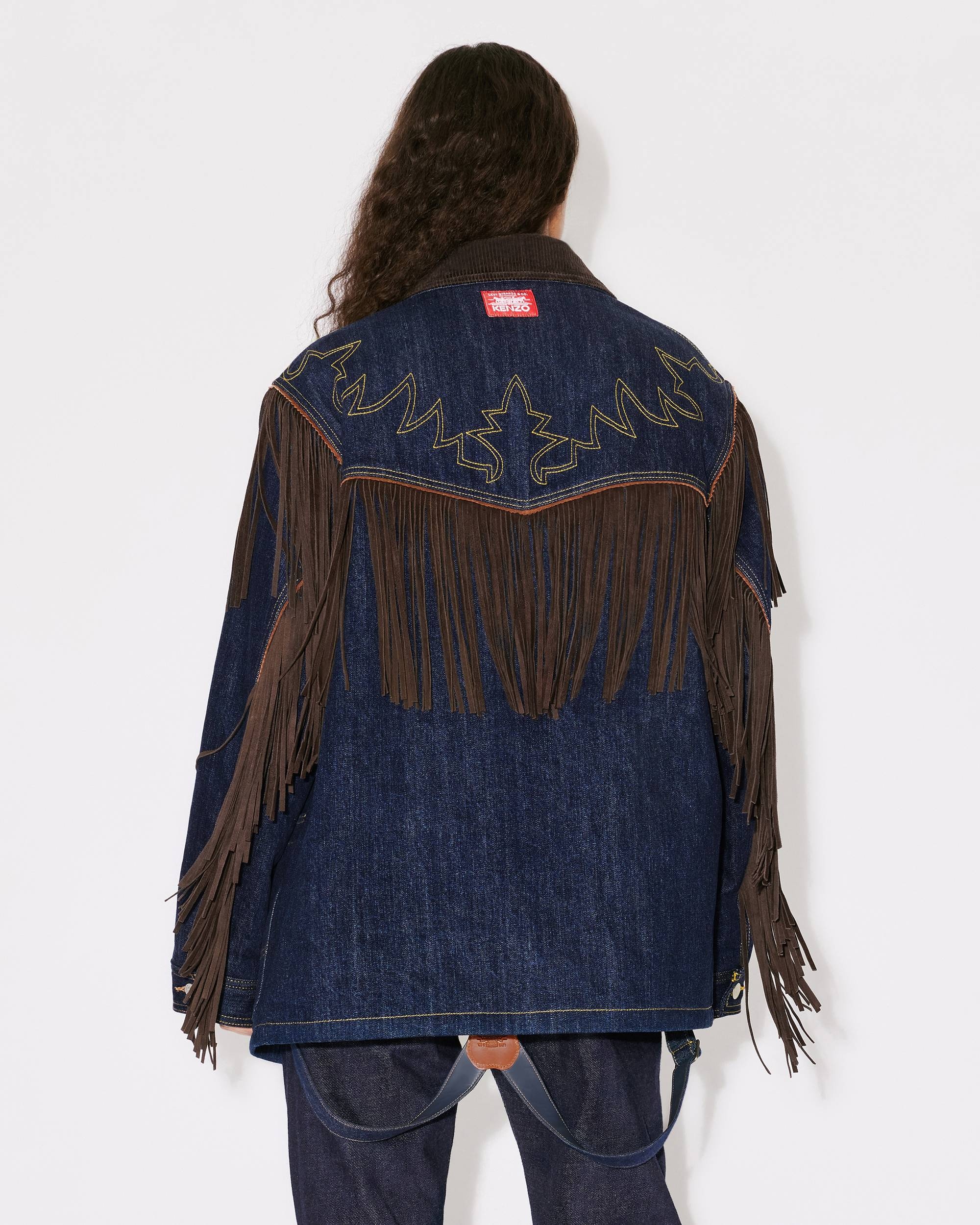 KENZO x LEVI'S® genderless  fringed denim jacket - 12