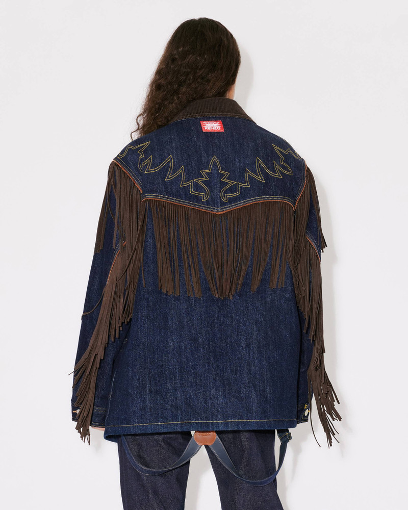 KENZO x LEVI'S® genderless  fringed denim jacket 12