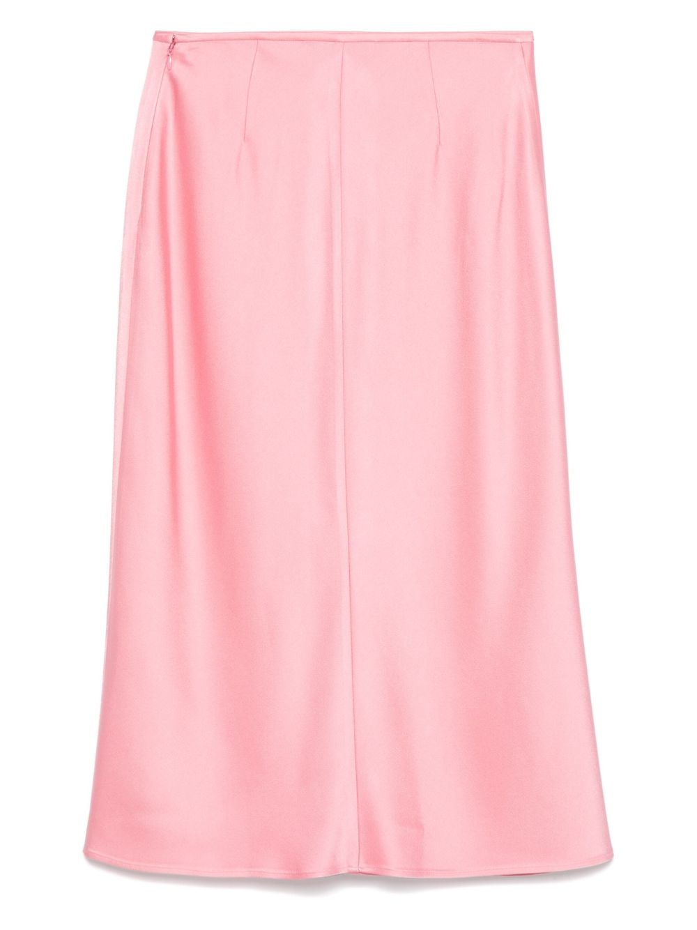 satin midi skirt - 2