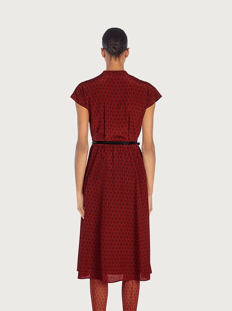 GANCIO S SILK DRESS - 4