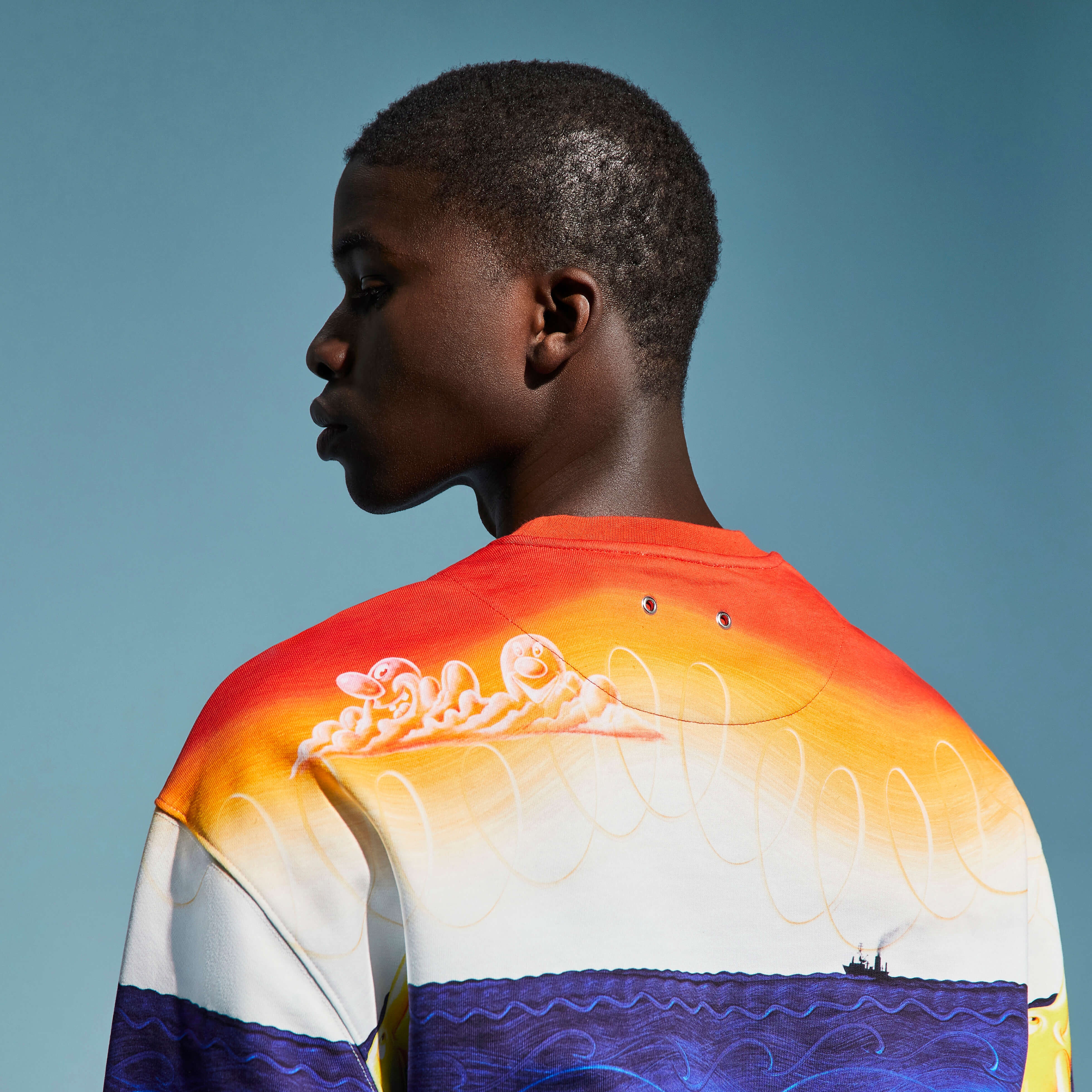Men Cotton Sweatshirt Mareviva - Vilebrequin x Kenny Scharf - 5
